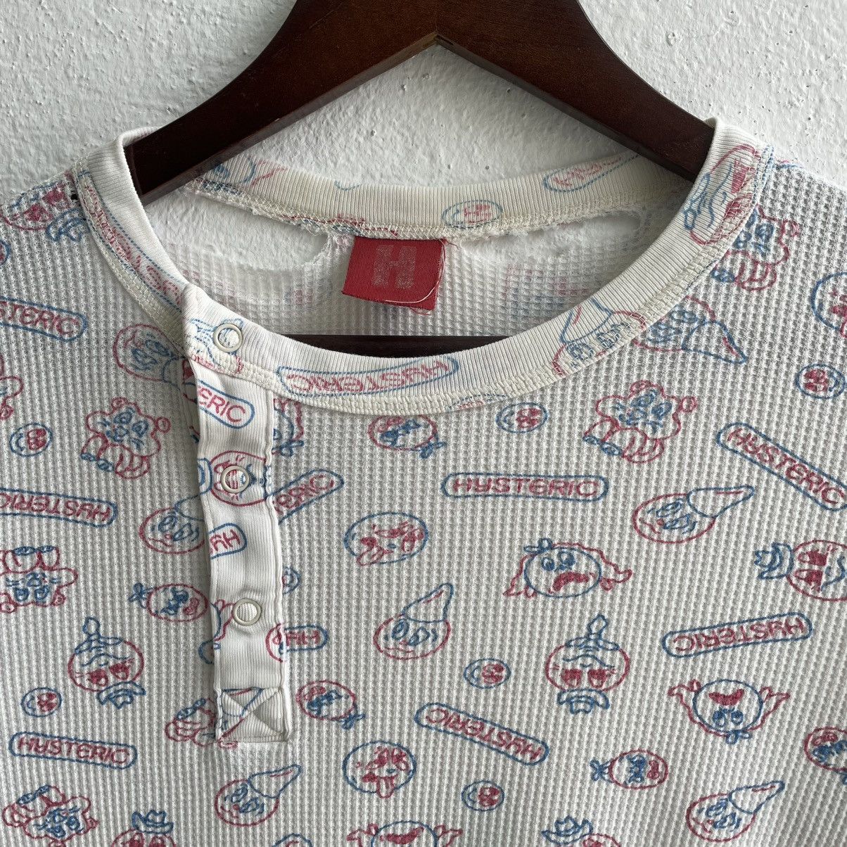 Hysteric Glamour Vintage Distress Hysteric Glamour Waffle Longsleeve Shirts Size S / US 4 / IT 40 - 4 Thumbnail