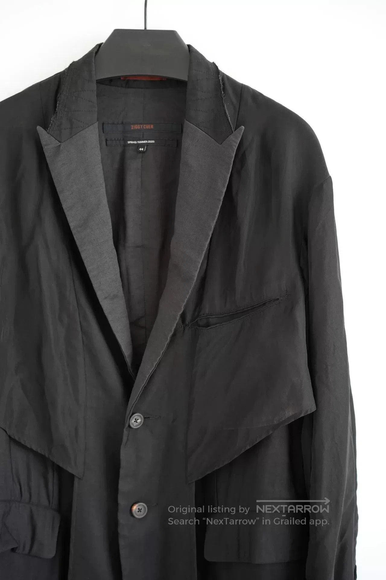 Ziggy Chen black ziggy chen oversized suit jacket. Size US L / EU 52-54 / 3 - 3 Thumbnail