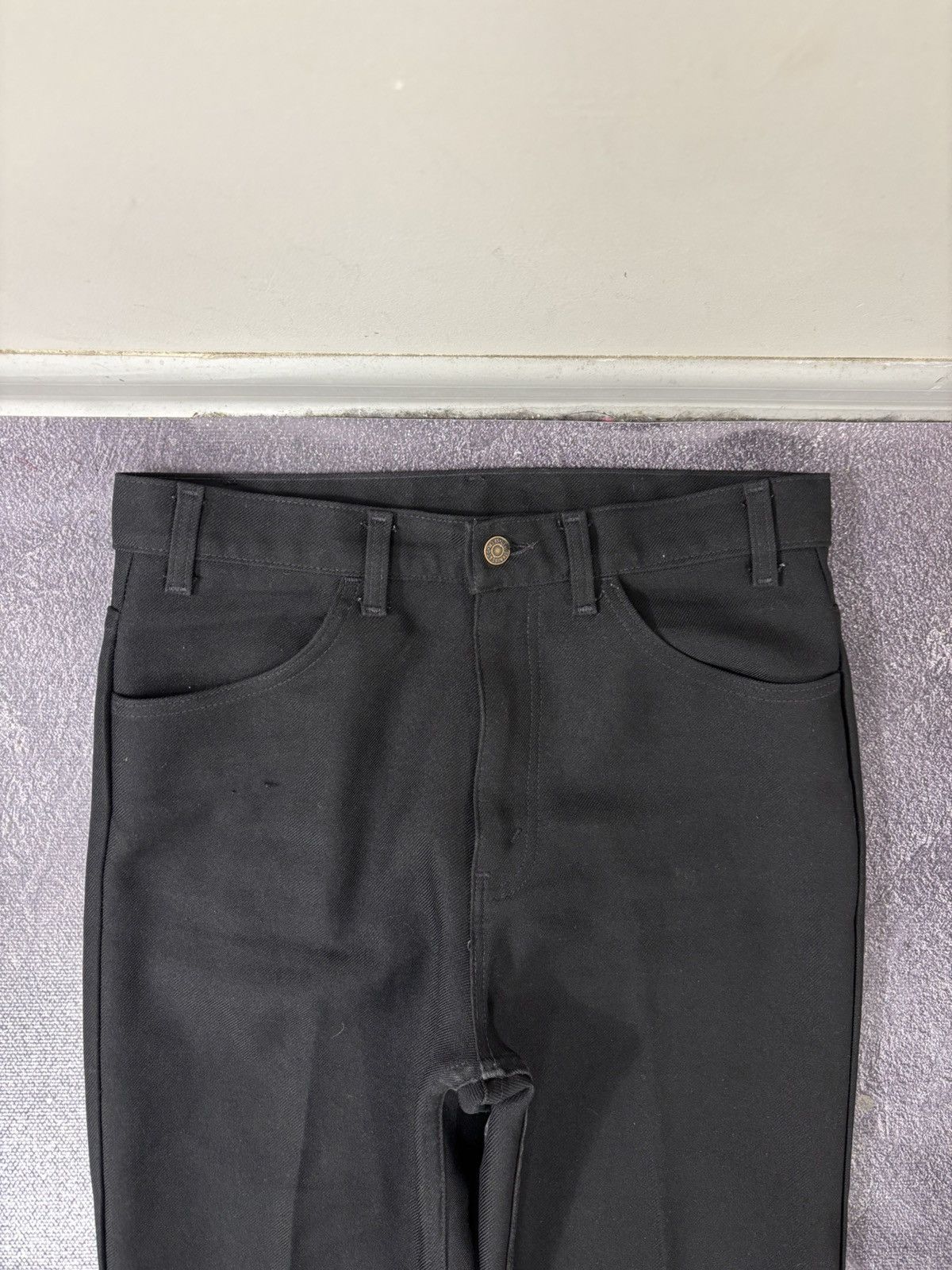 Levi's Vintage Levi’s Dacron Polyester Black Gold Tab Pants Jeans Size US 33 - 7 Thumbnail