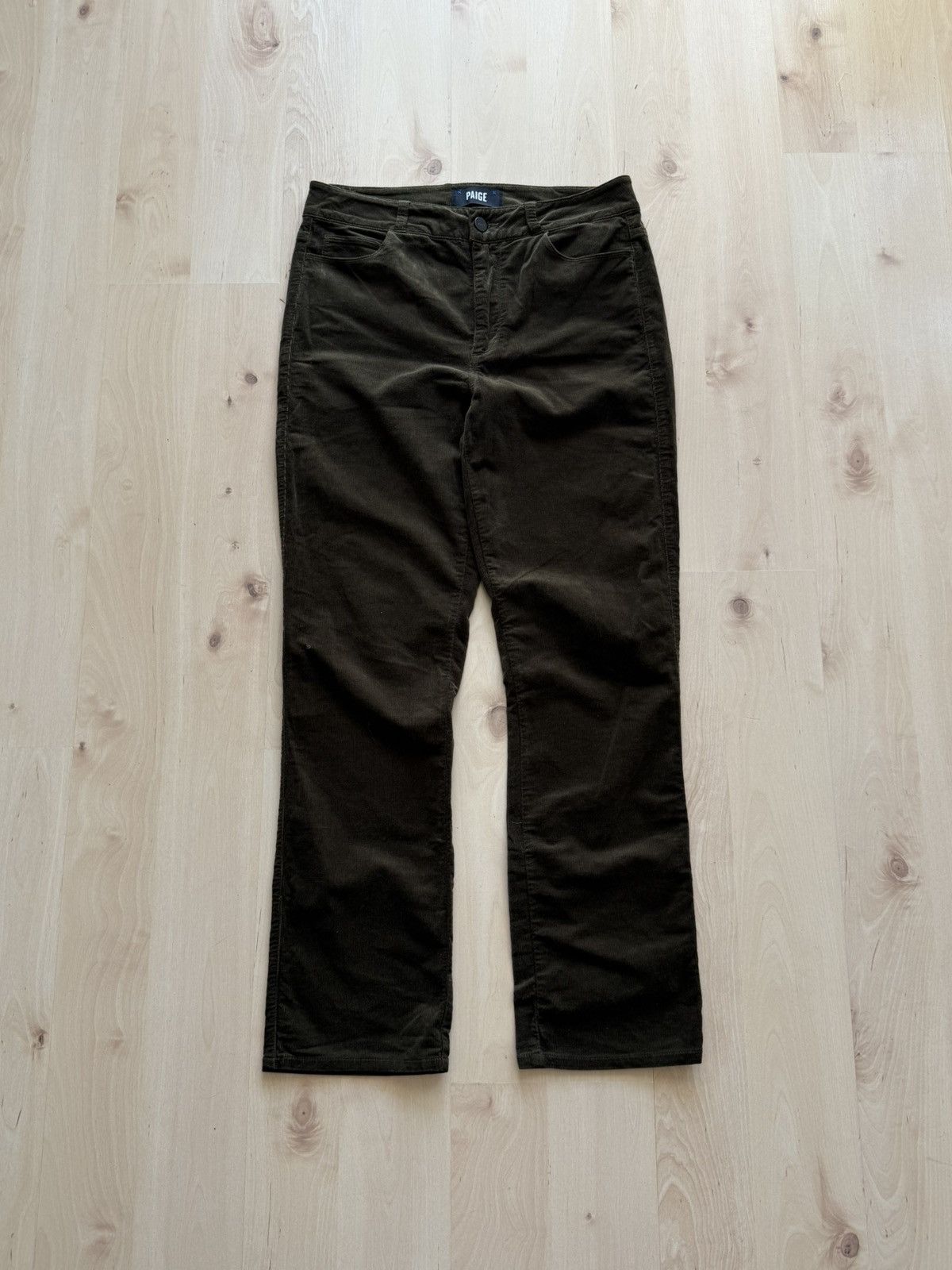 Paige Paige Corduroy straight trousers pants Size US 27 - 1 Thumbnail
