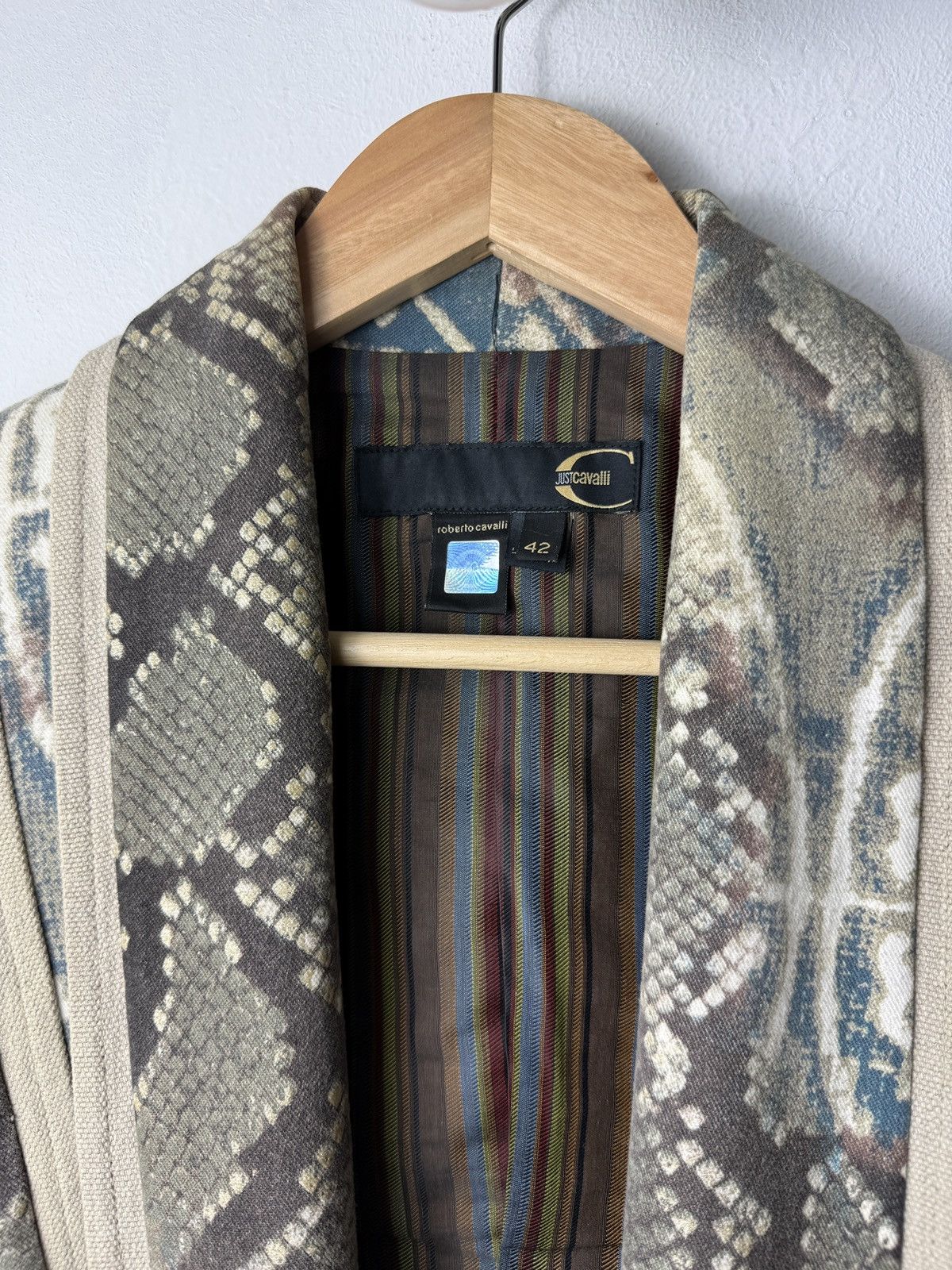 Just Cavalli Just Cavalli Multi-Snakeskin Blazer Size M / US 6-8 / IT 42-44 - 3 Thumbnail