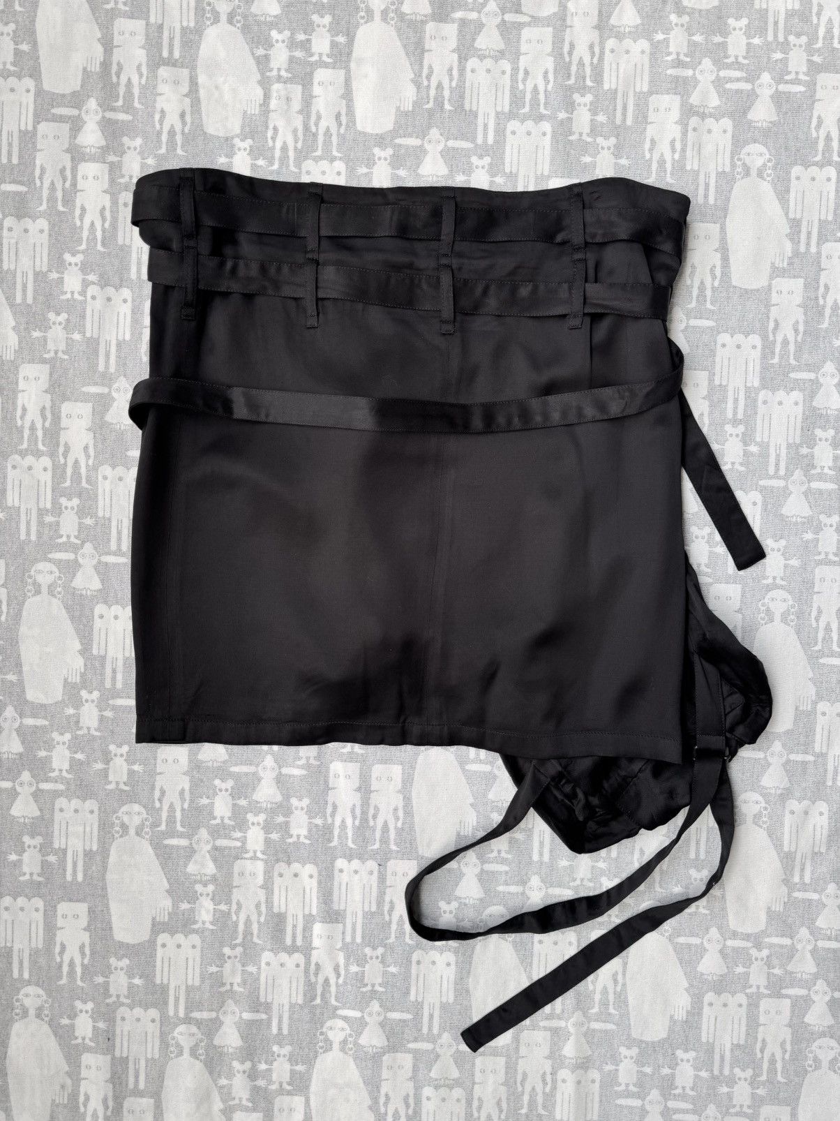 Ann Demeulemeester Ann Demeulemeester SS04 Cargo Pocket Straps Mini Skirt Size 27" / US 4 / IT 40 - 5 Thumbnail