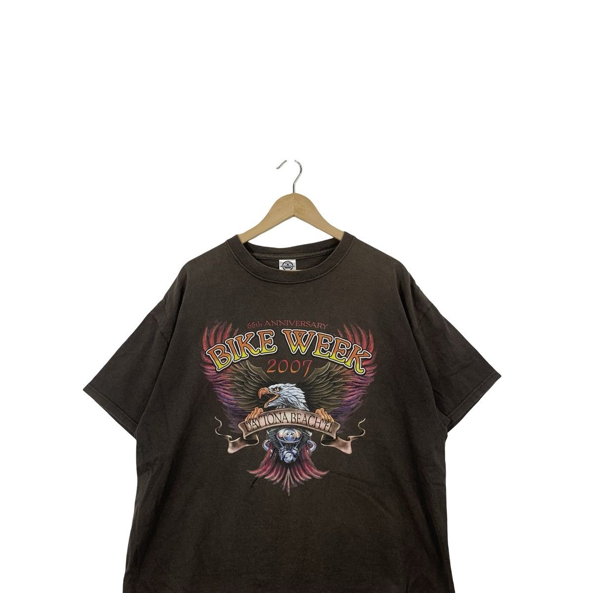 Daytona Vintage DAYTONA Bike Week in 2007 66th Anniversary Tee Size US XL / EU 56 / 4 - 2 Thumbnail