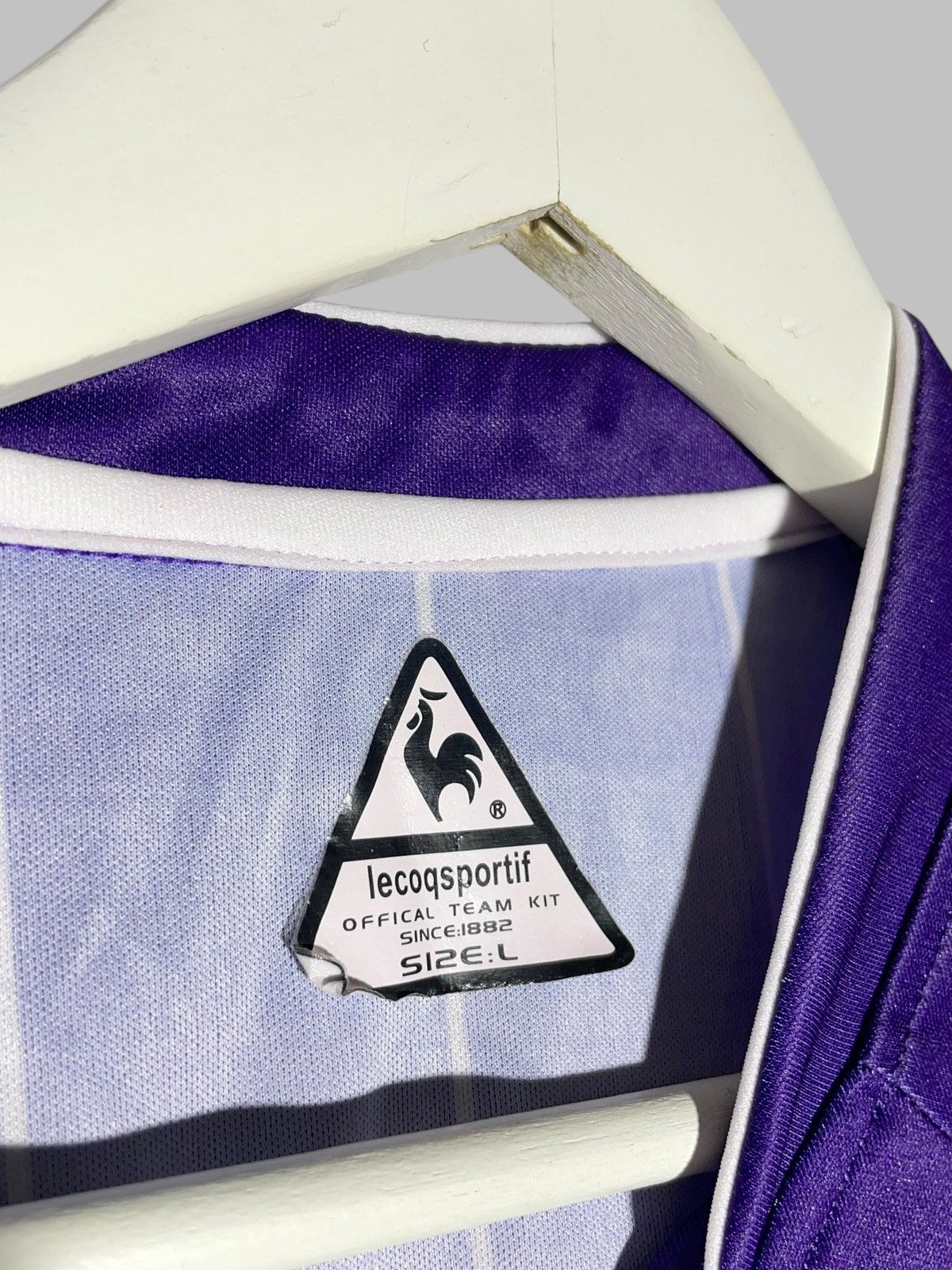 Le Coq Sportif × Vintage Manchester City Le Coq Sportif 2007 Vintage Football Shirt Size US L / EU 52-54 / 3 - 4 Thumbnail