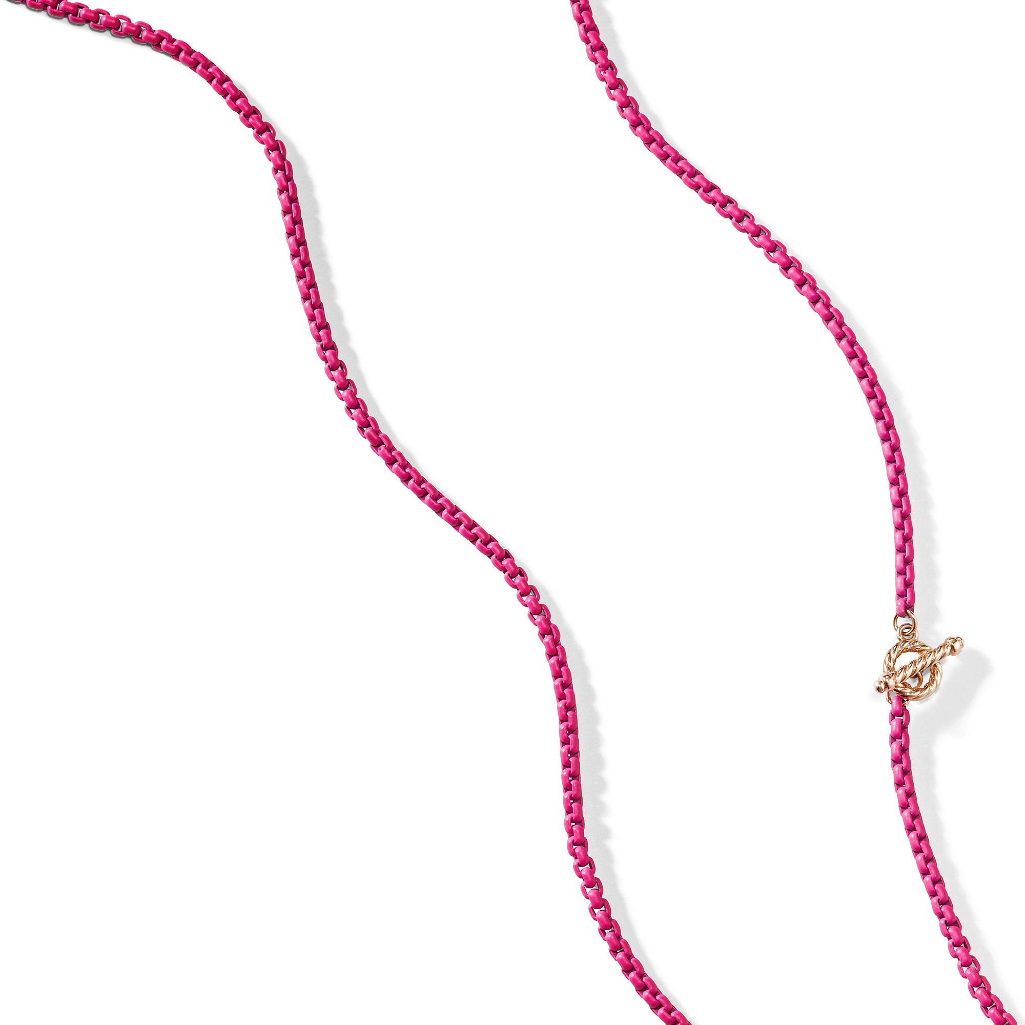 David Yurman o1w1db10525 N13302 Necklace in Acrylic with 14K Rose Gold Size ONE SIZE - 2 Thumbnail