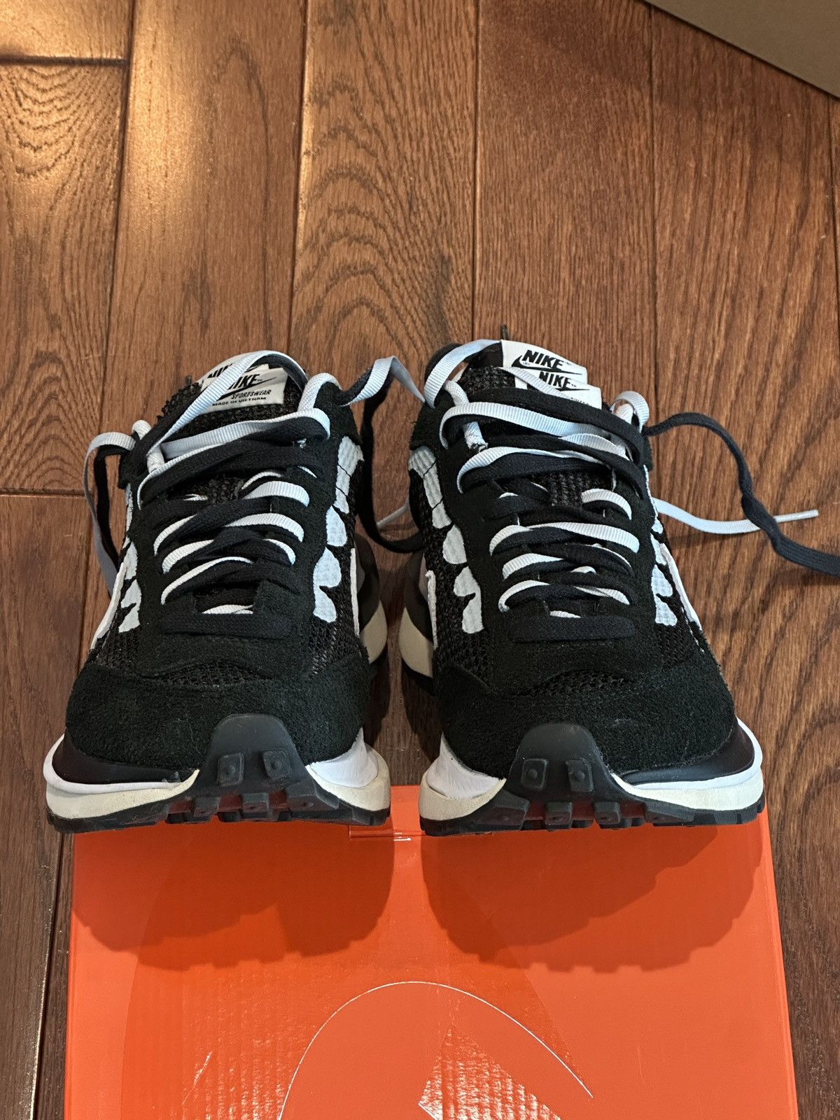 Nike × Sacai Nike Sacai Vaporwaffle. Black and White Size US 9.5 / EU 42-43 - 5 Thumbnail
