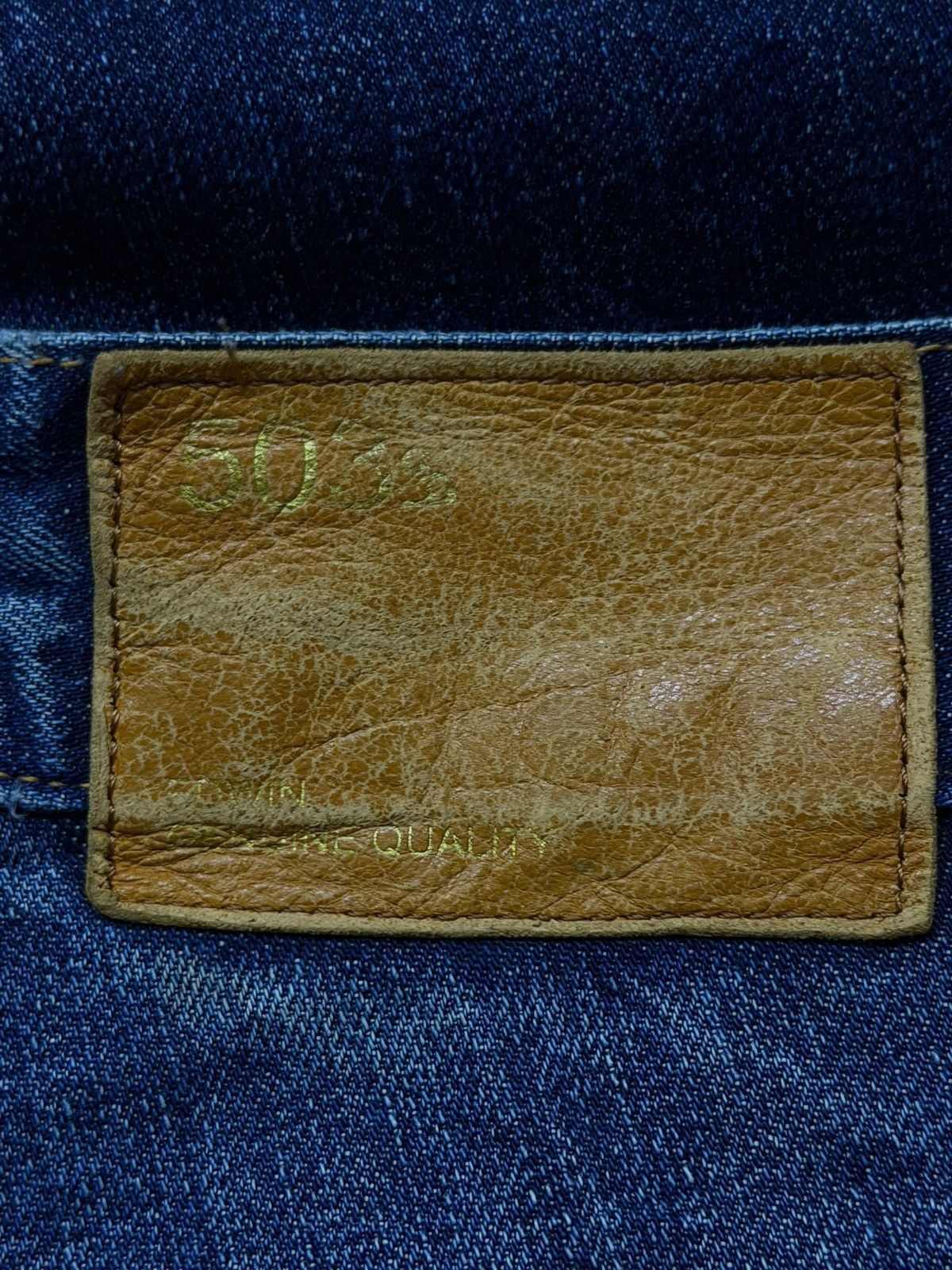 Edwin Vintage 503 SS Japan Denim Jeans | Relaxed Straight | W34 Size US 34 / EU 50 - 11 Thumbnail