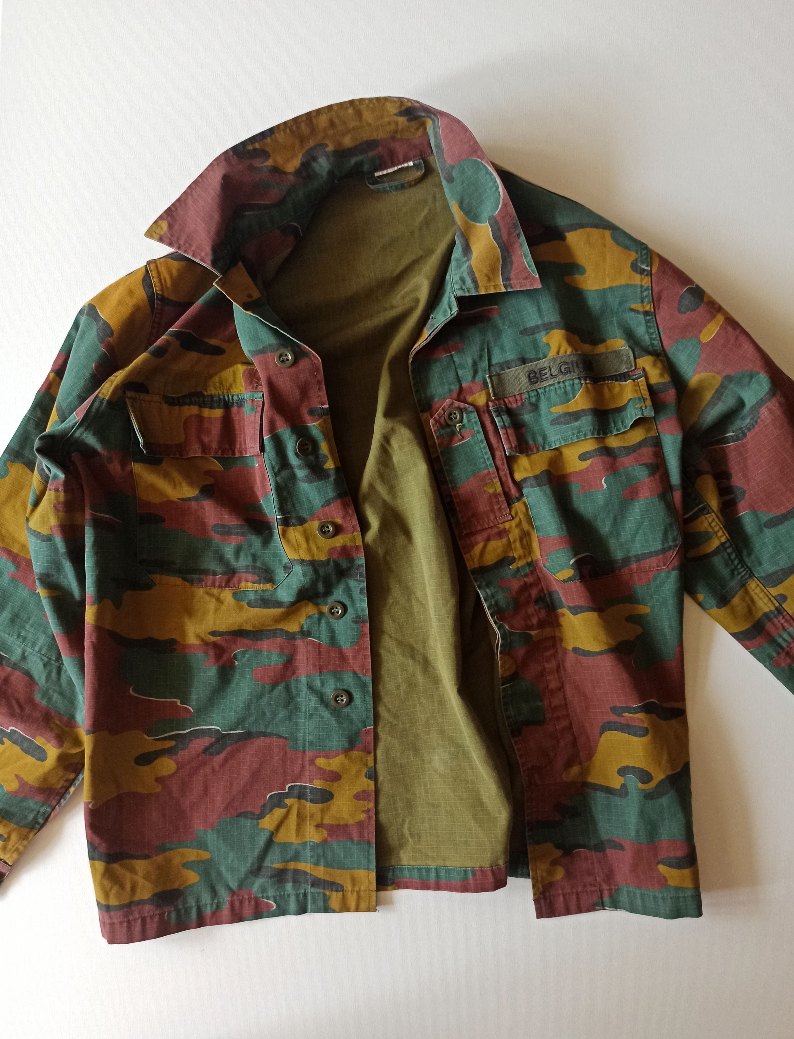 Vintage Belgian Army field combat shirts Size US M / EU 48-50 / 2 - 1 Thumbnail
