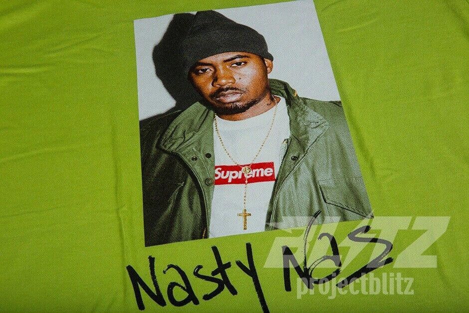 Supreme FW17 SUPREME NAS TEE LIME GREEN L LARGE 2017 Size US L / EU 52-54 / 3 - 3 Thumbnail