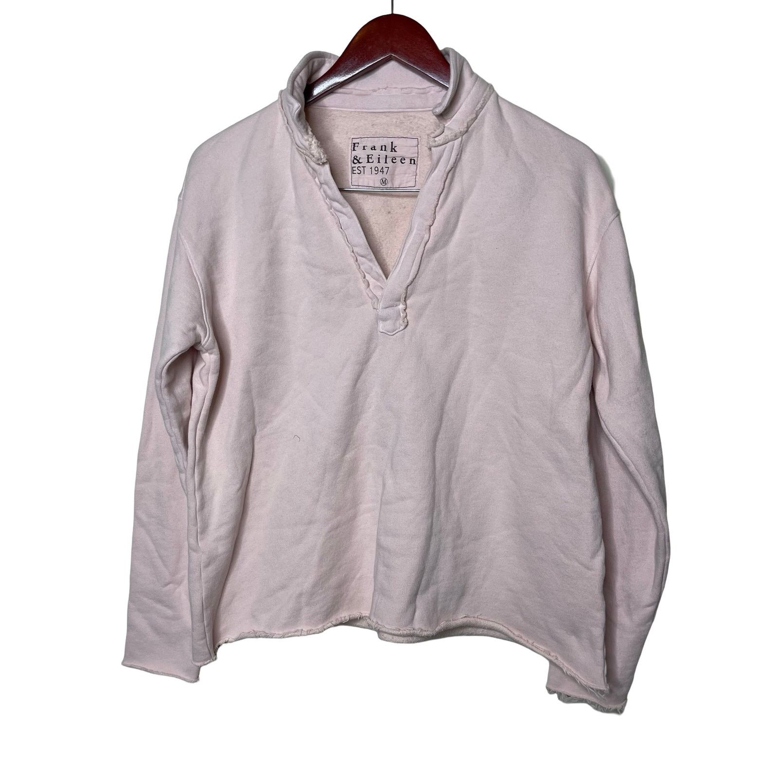 Frank & Eileen Frank & Eileen Patrick Popover Henley Sweatshirt triple Size M / US 6-8 / IT 42-44 - 2 Thumbnail