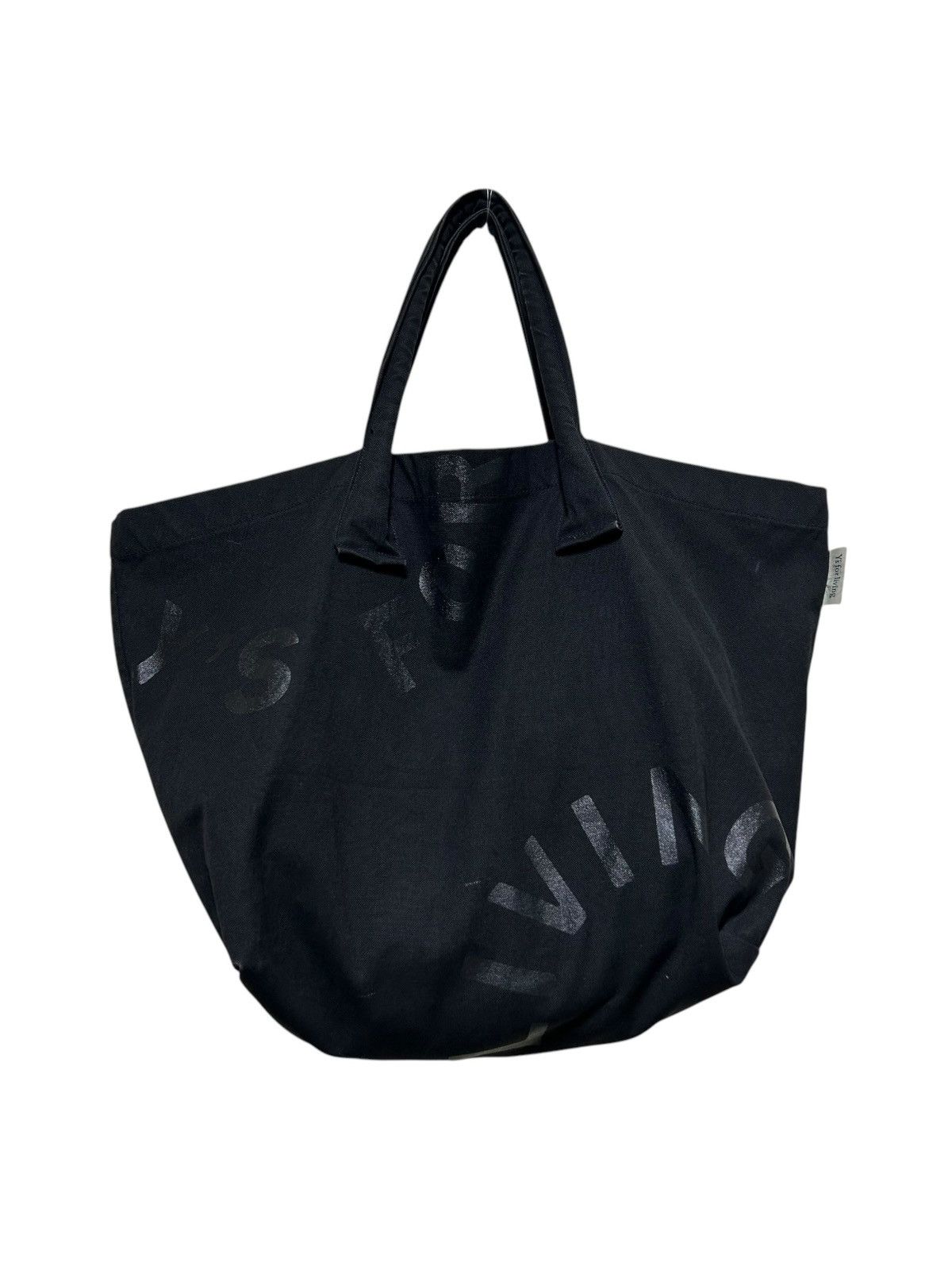 Yohji Yamamoto 336 00s Y's Yohji Yamamoto printed bag cotton handle Size ONE SIZE - 1 Thumbnail