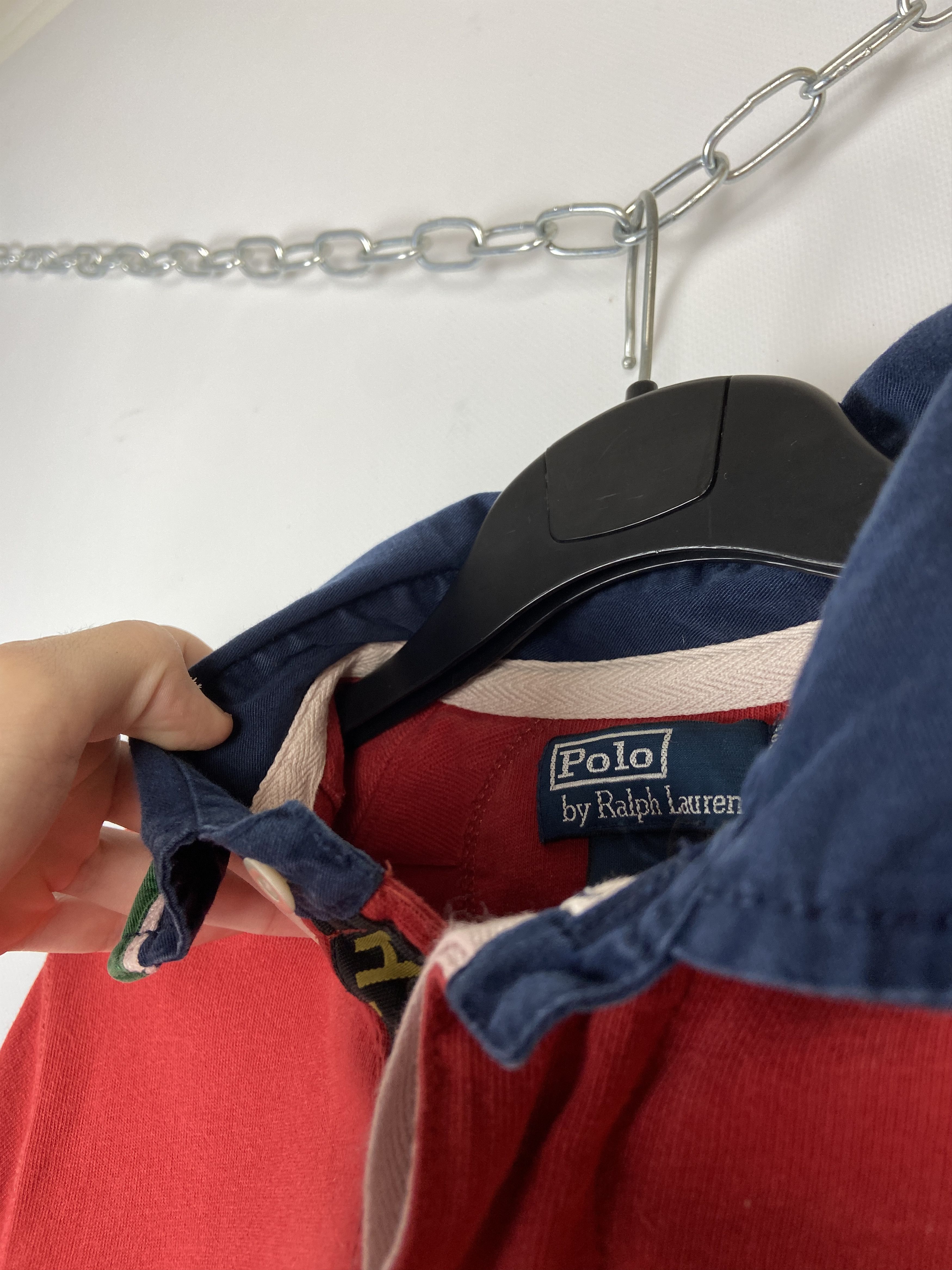 Polo Ralph Lauren Vintage 90s Polo Ralph Lauren Rugby Long Sleeve Shirt Size US L / EU 52-54 / 3 - 9 Thumbnail