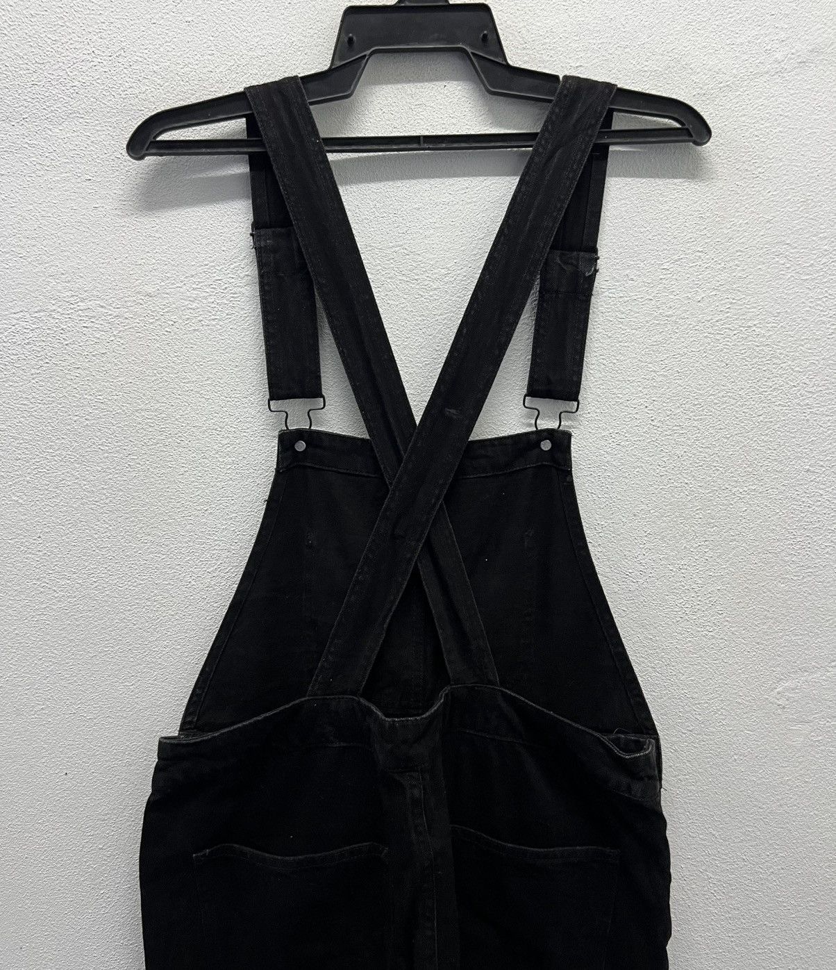 GU × Japanese Brand × Vintage GU Black Cotton Overalls (Size L) Size US 34 / EU 50 - 4 Thumbnail