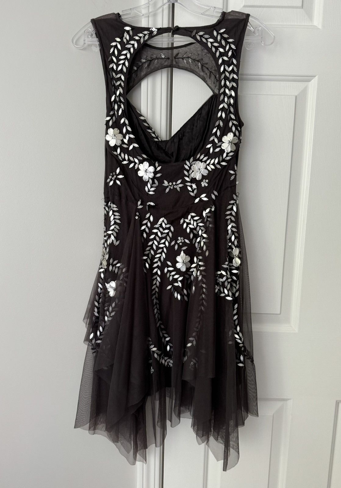 Free People Free People Embellished Tulle Mini Dress, Size S Size S / US 4 / IT 40 - 7 Thumbnail