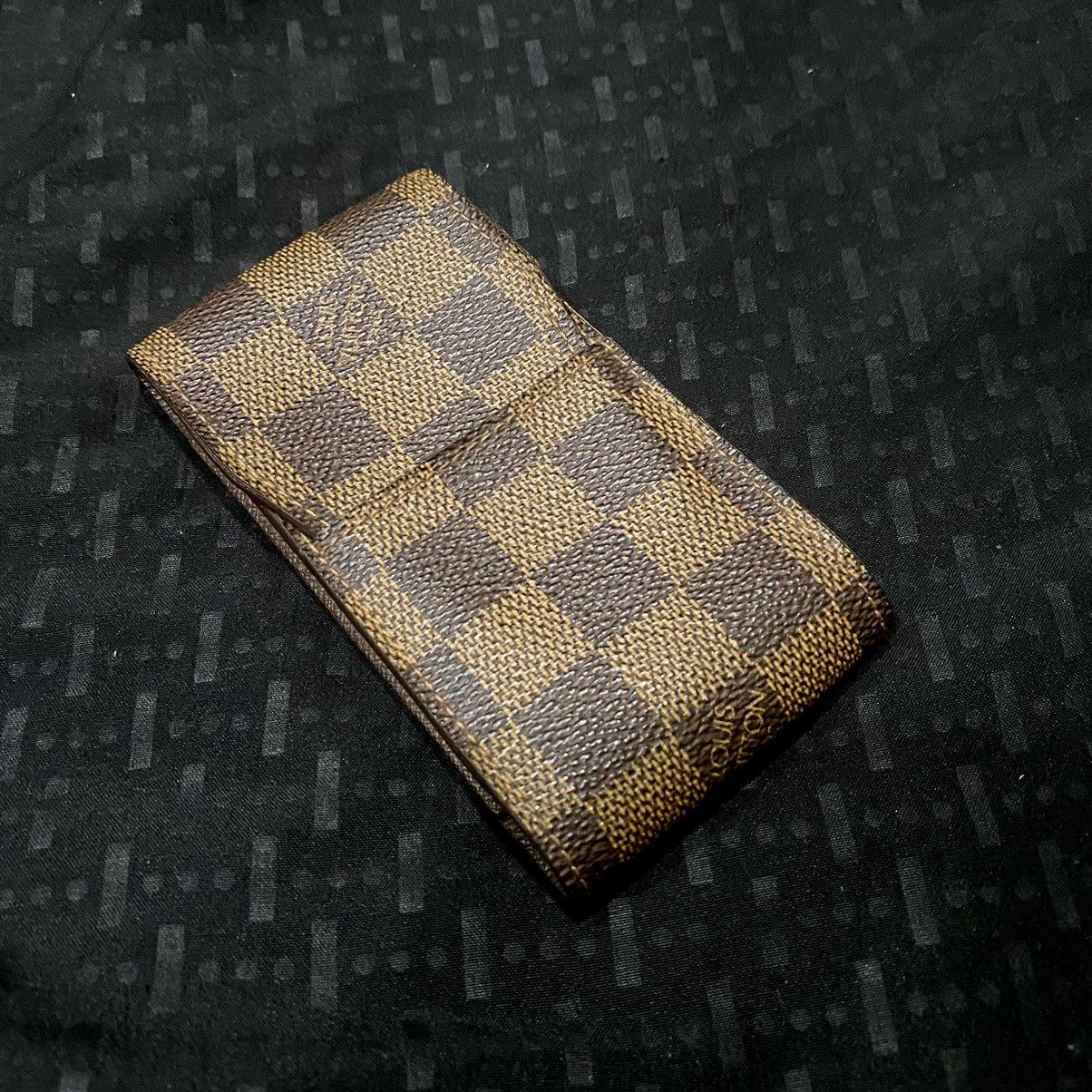 image of Louis Vuitton Damier Cigarette Case in Brown, Men's
