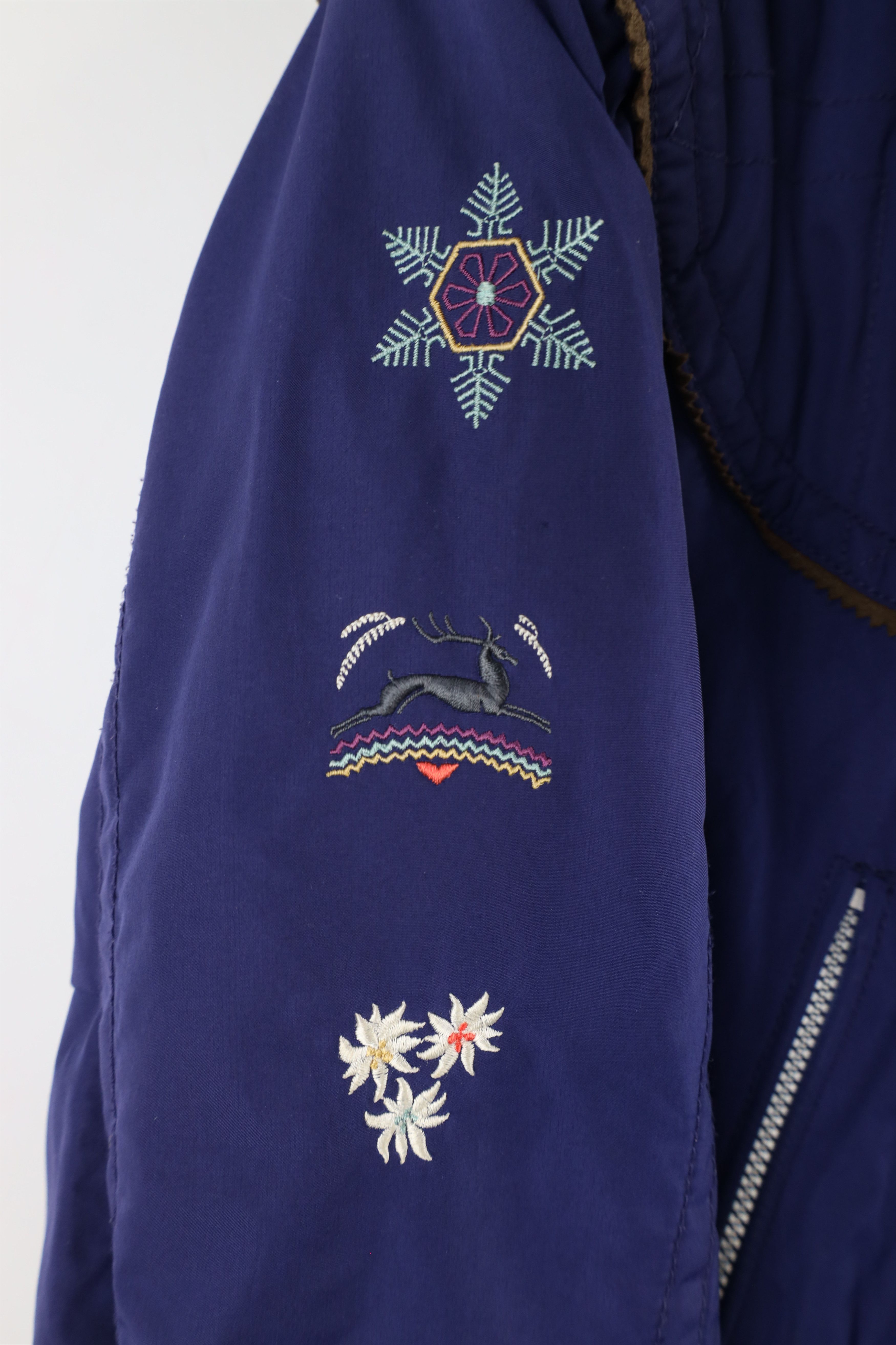 Vintage Vintage 90s Streetwear Flower Hooded Skiing Puffer Jacket Size M / US 6-8 / IT 42-44 - 6 Thumbnail