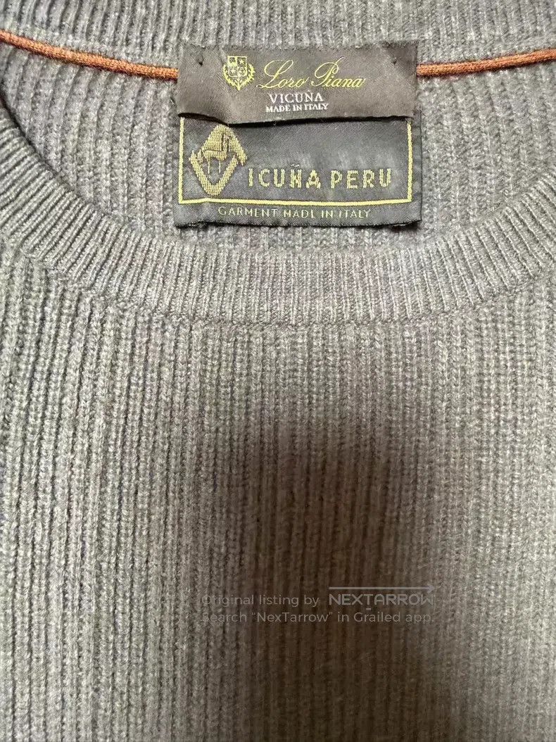 Loro Piana Loro Piana Men's Vicuña Camel Hair Sweater 100% Vicuña Cam Size US M / EU 48-50 / 2 - 3 Thumbnail