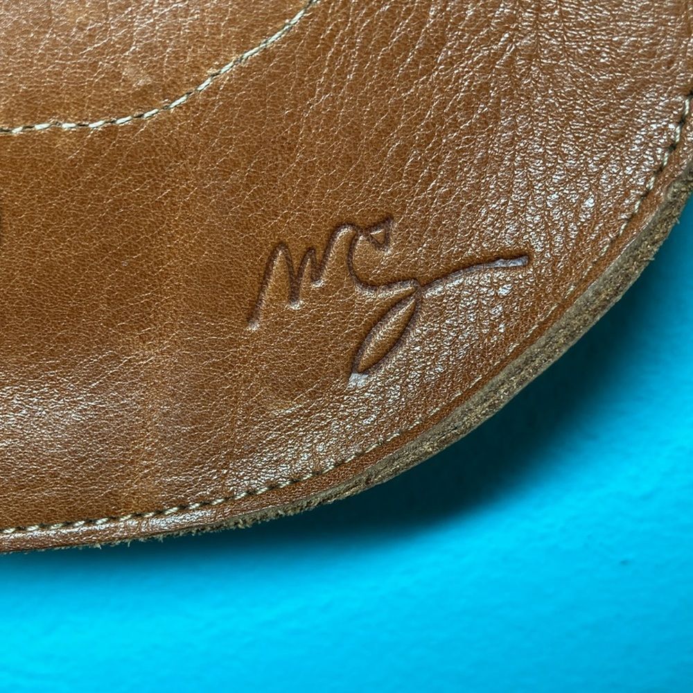Molly Goddard Molly G Clementine Crossbody Whiskey Colored Saddle Leather Size ONE SIZE - 9 Thumbnail