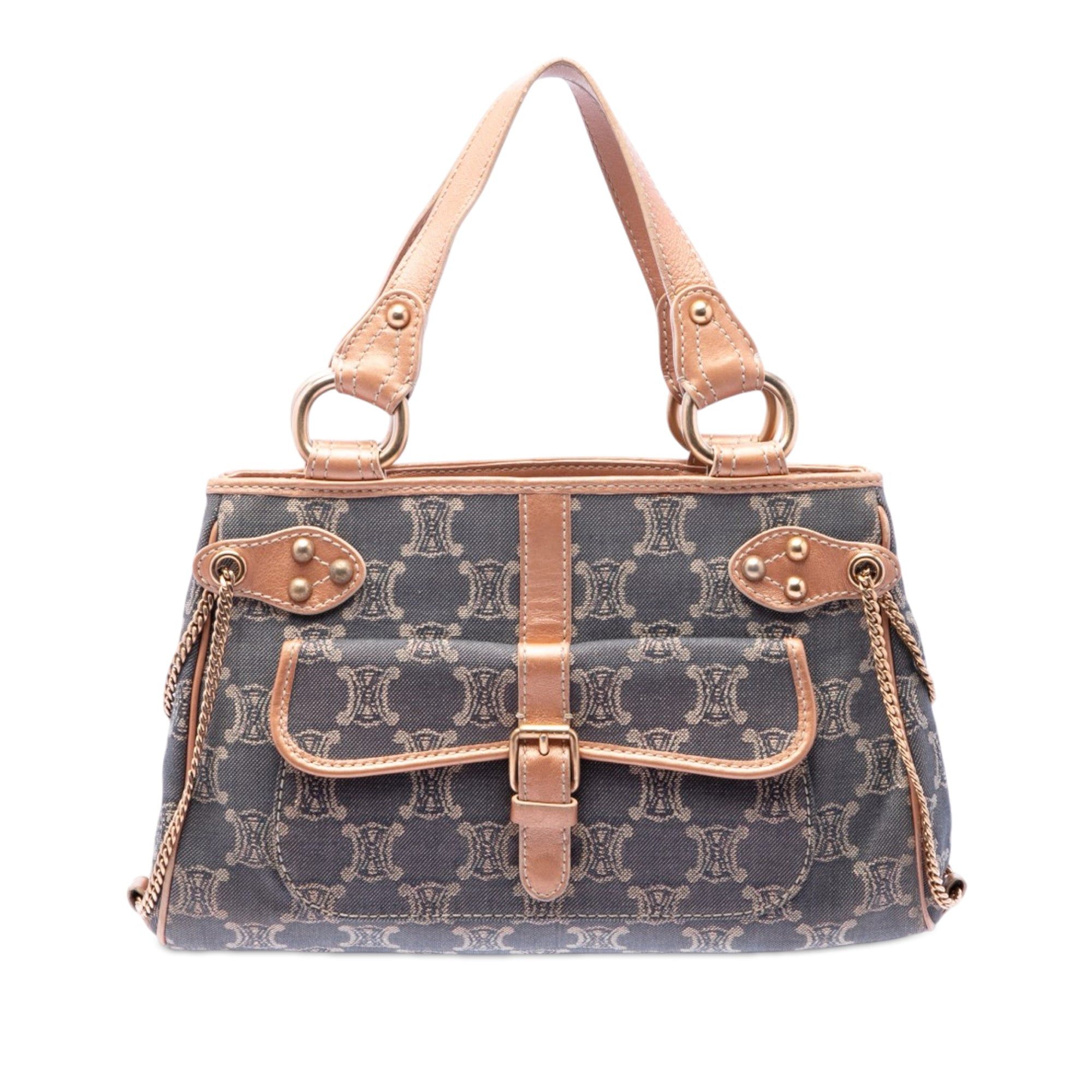 Celine Macadam Denim Handbag Size ONE SIZE - 1 Thumbnail