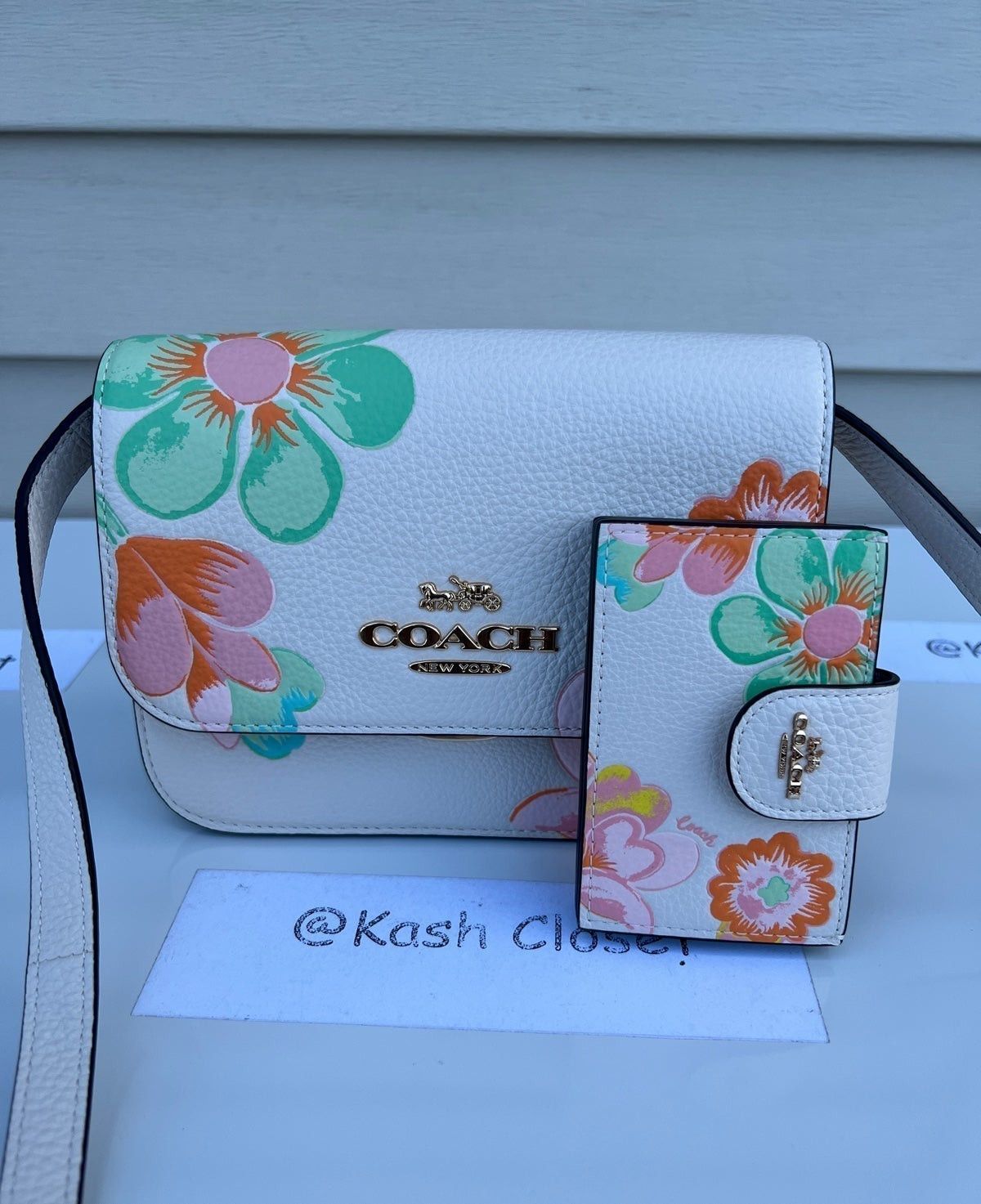 Coach Brynn Crossbody Mini With Dreamy Land Floral Print &