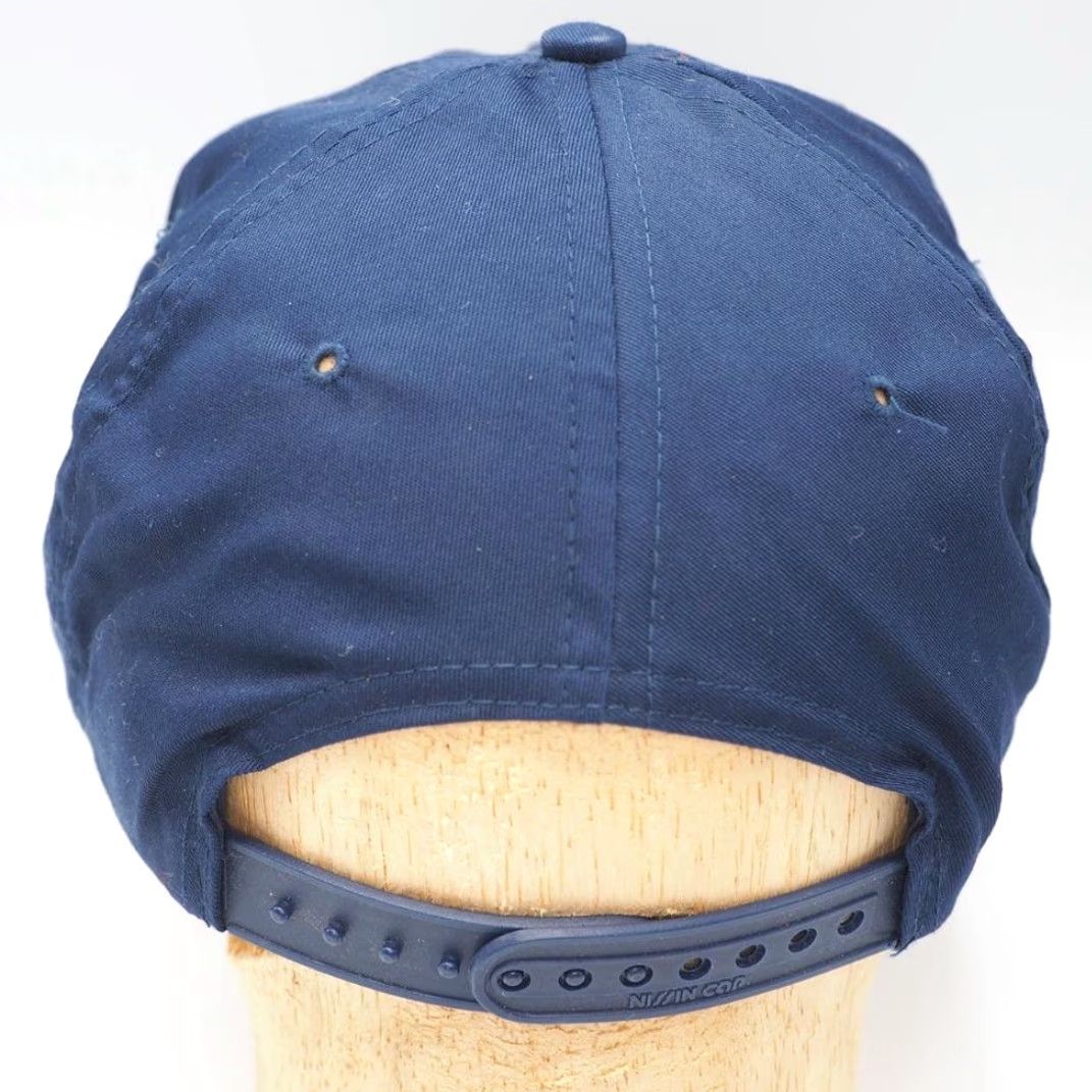 Vintage VINTAGE Snapback Trucker Hat Navy 1980s Fick Excavating Swartz Creek Cap Hat Adjusta... Size ONE SIZE - 3 Thumbnail