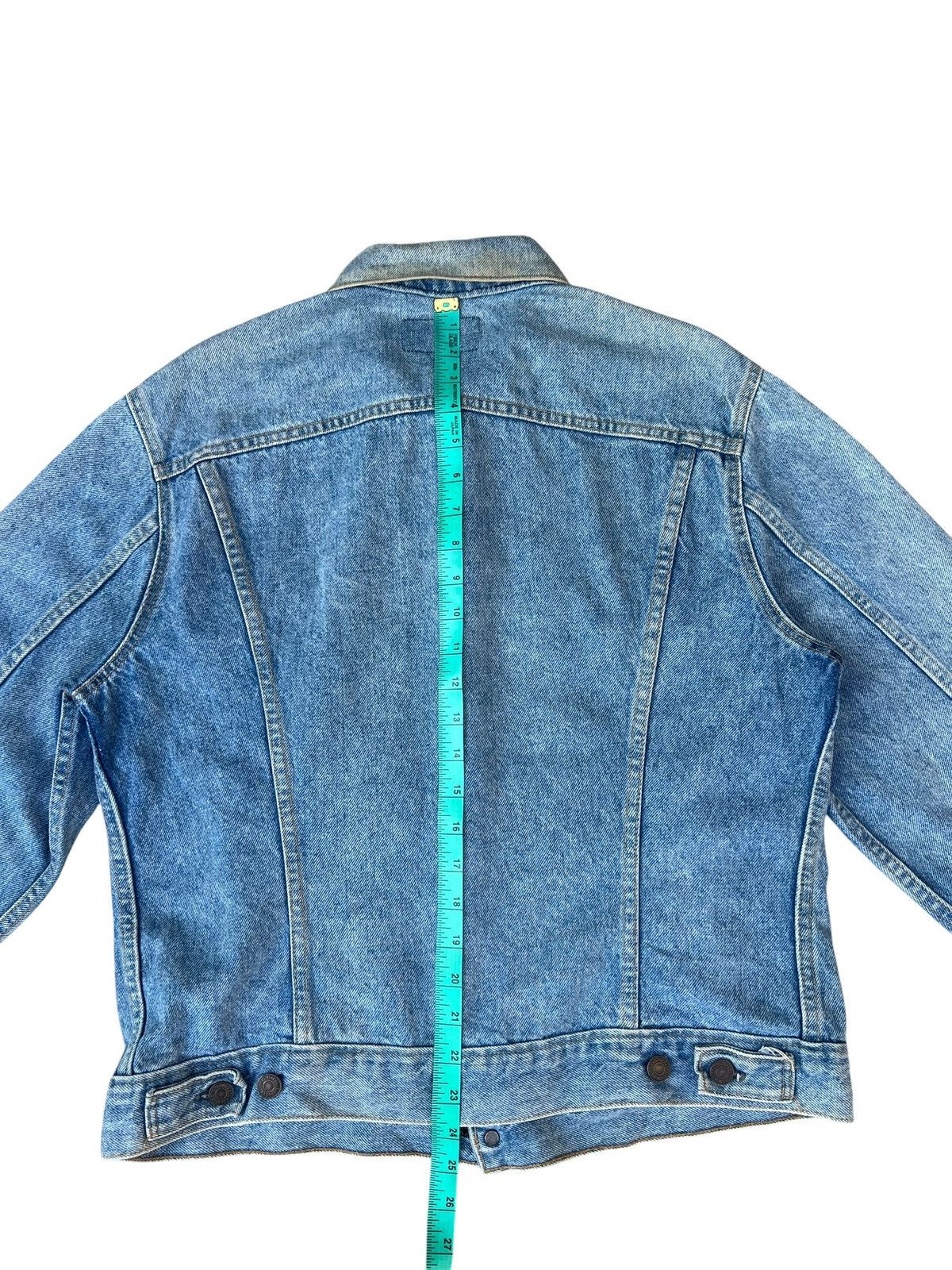 Levi's Vintage 80s Levi’s 70506 Distress Fade Denim Trucker Jacket Size US L / EU 52-54 / 3 - 19 Thumbnail