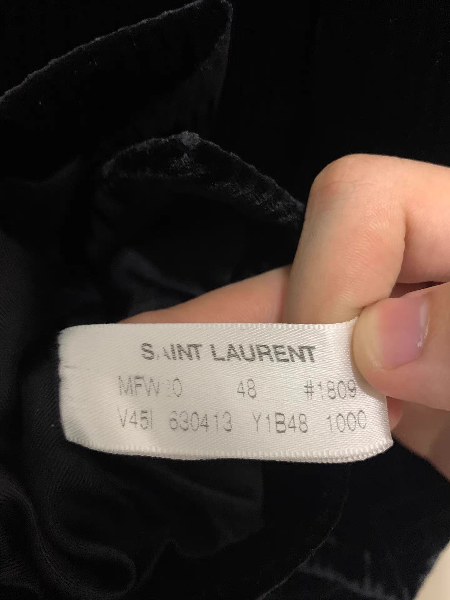 Saint Laurent Paris Saint Laurent SLP 20FW Q12 Size 50R - 5 Thumbnail