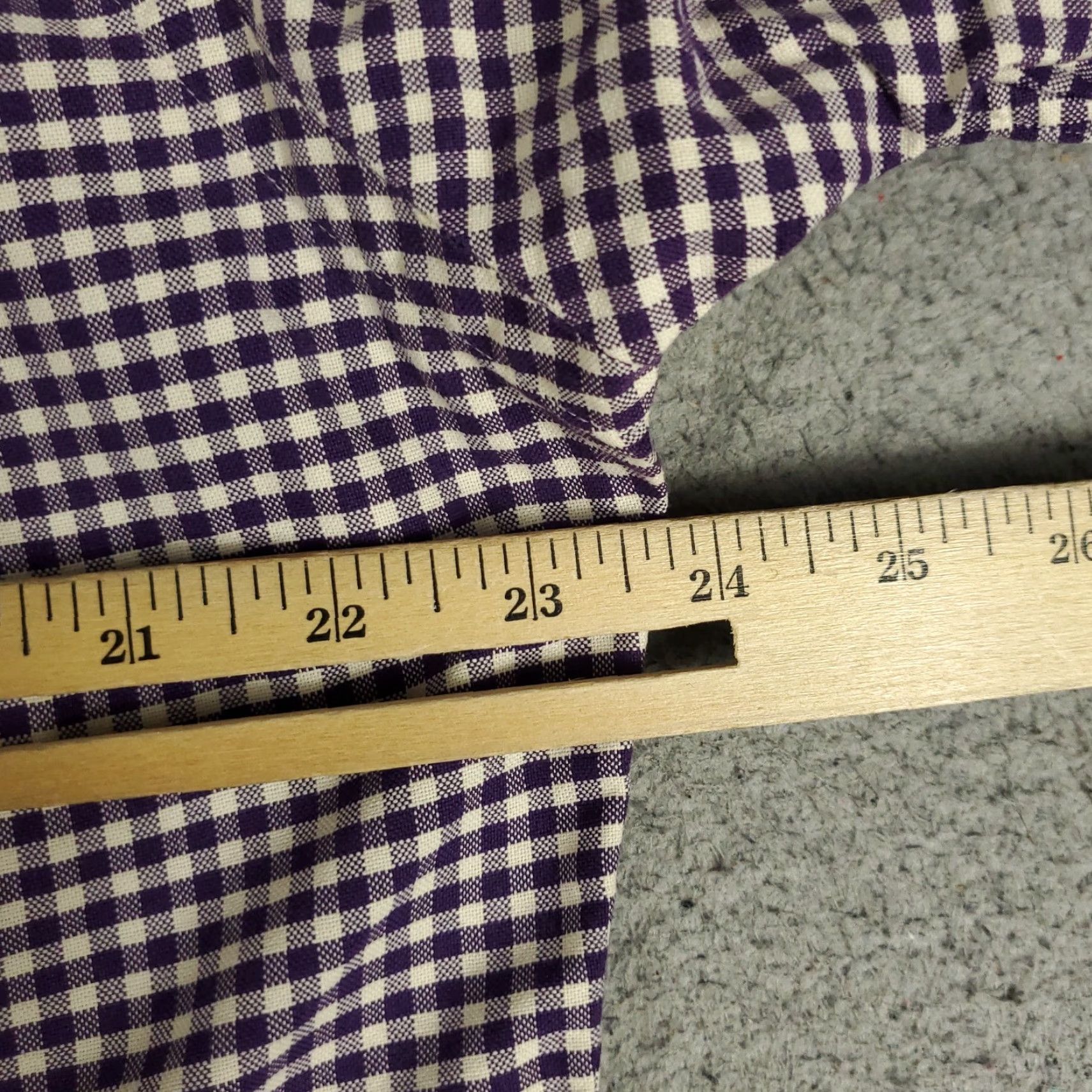 Ralph Lauren Ralph Lauren Button-Up Shirt Mens Medium Purple Check Long Sleeve Casual Modern Size US M / EU 48-50 / 2 - 6 Thumbnail