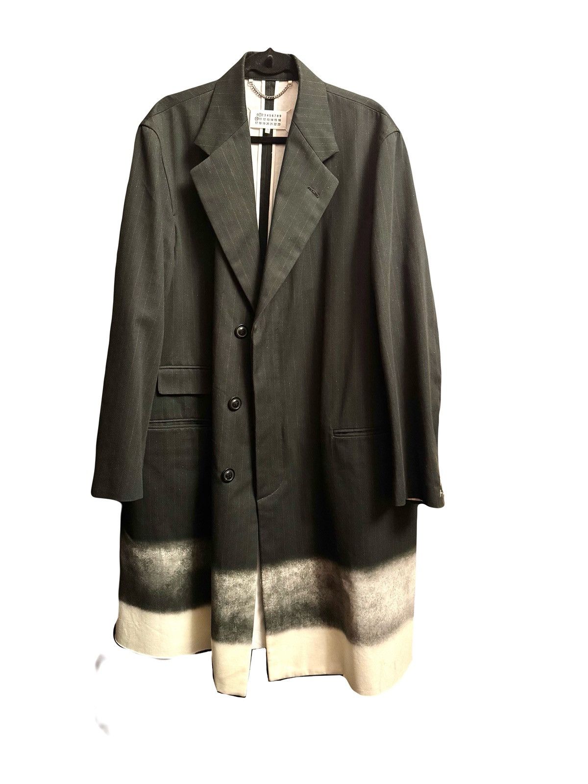 Maison Margiela margiela men runway 2024 printed tailored coat 46 os Size US S / EU 44-46 / 1 - 11 Thumbnail