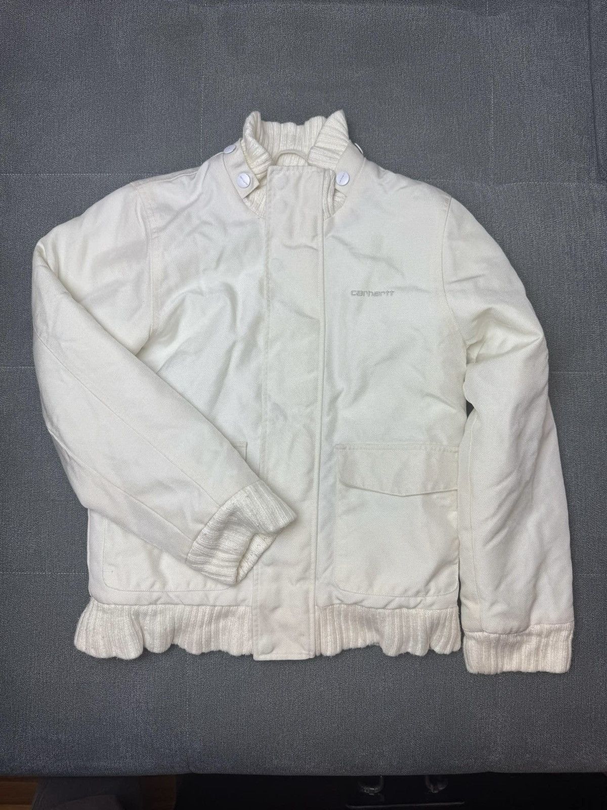 Carhartt × Japanese Brand × Vintage LIGHT CARHARTT JACKET Size US S / EU 44-46 / 1 - 1 Thumbnail