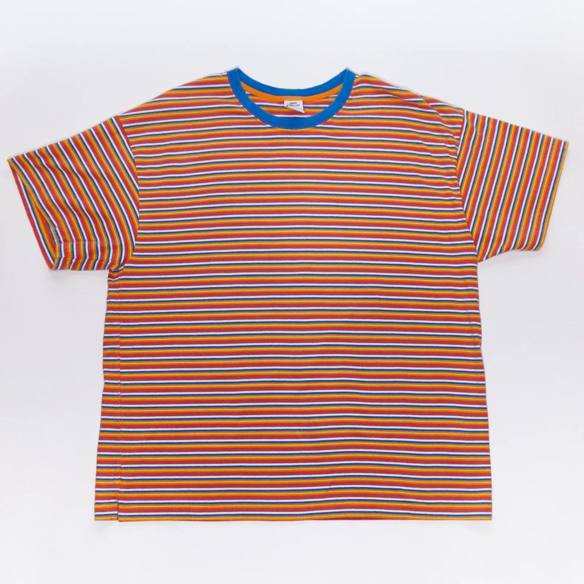 Urban Outfitters STRIPED RED & ORANGE T-SHIRT Size US L / EU 52-54 / 3 - 1 Thumbnail