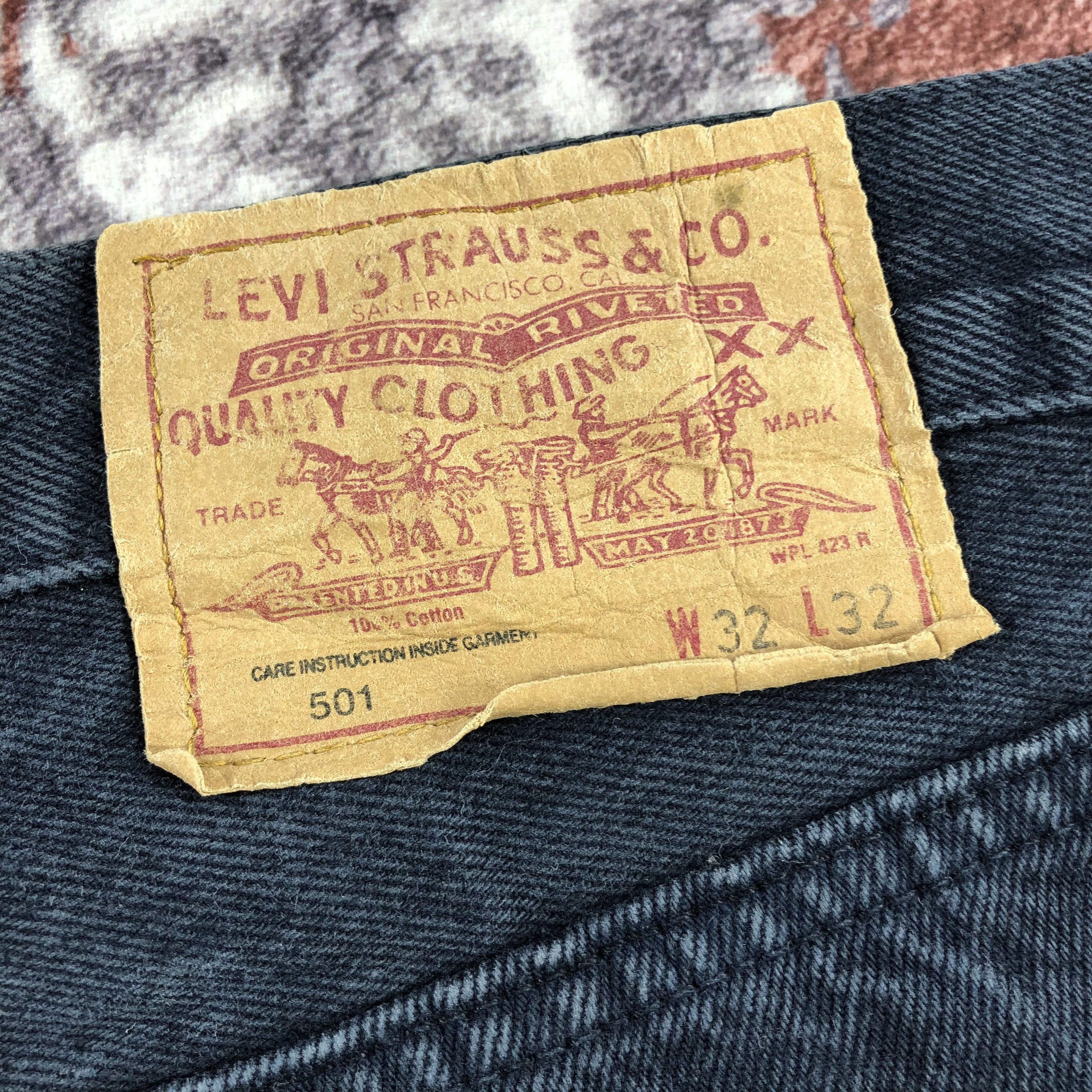 Levi's × Vintage 90s Vintage Levis 501 Earth Tone Jeans-JM2377 Size US 31 - 7 Thumbnail