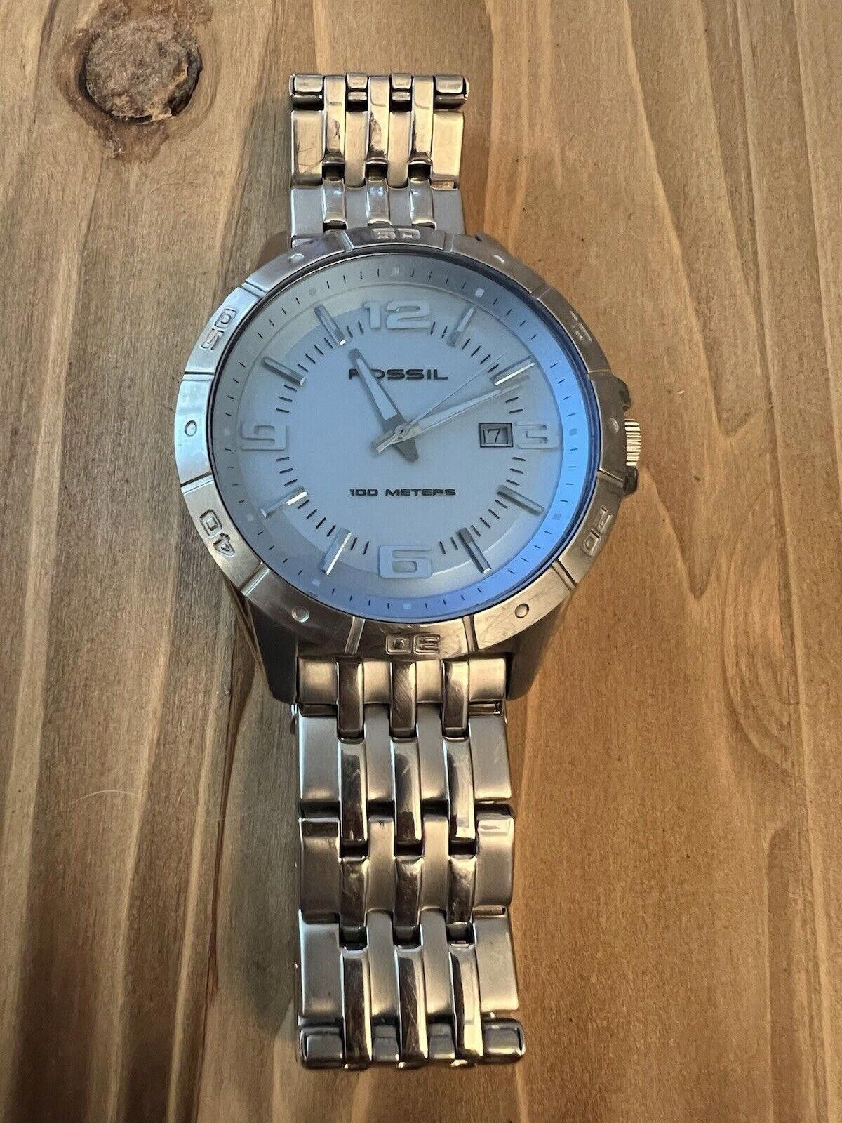 Fossil Fossil Am4147 Blue Crystal, New Battery Size ONE SIZE - 1 Thumbnail