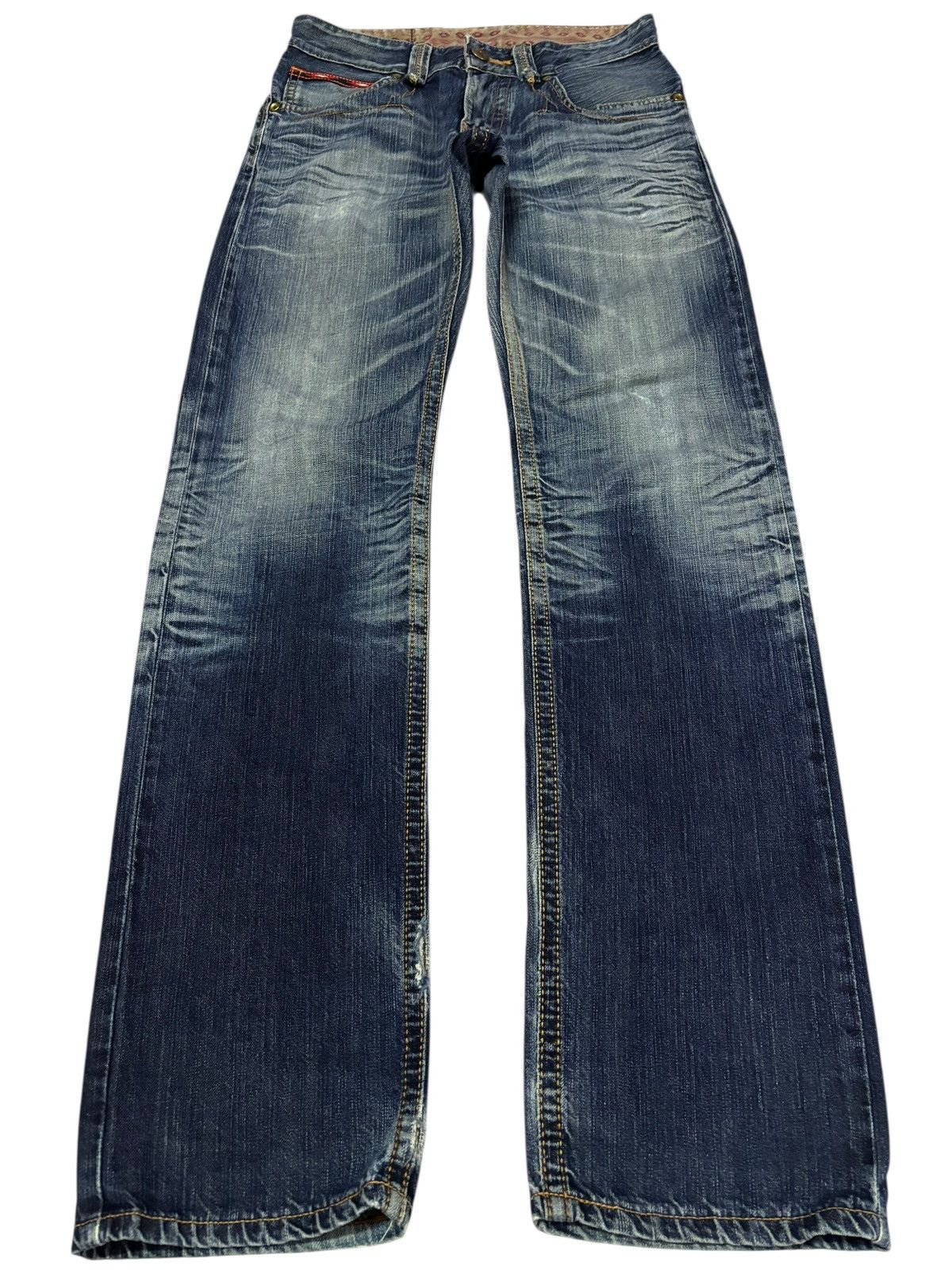 Edwin Vtg Edwin XV Japan Distressed Jeans Size US 29 - 1 Thumbnail