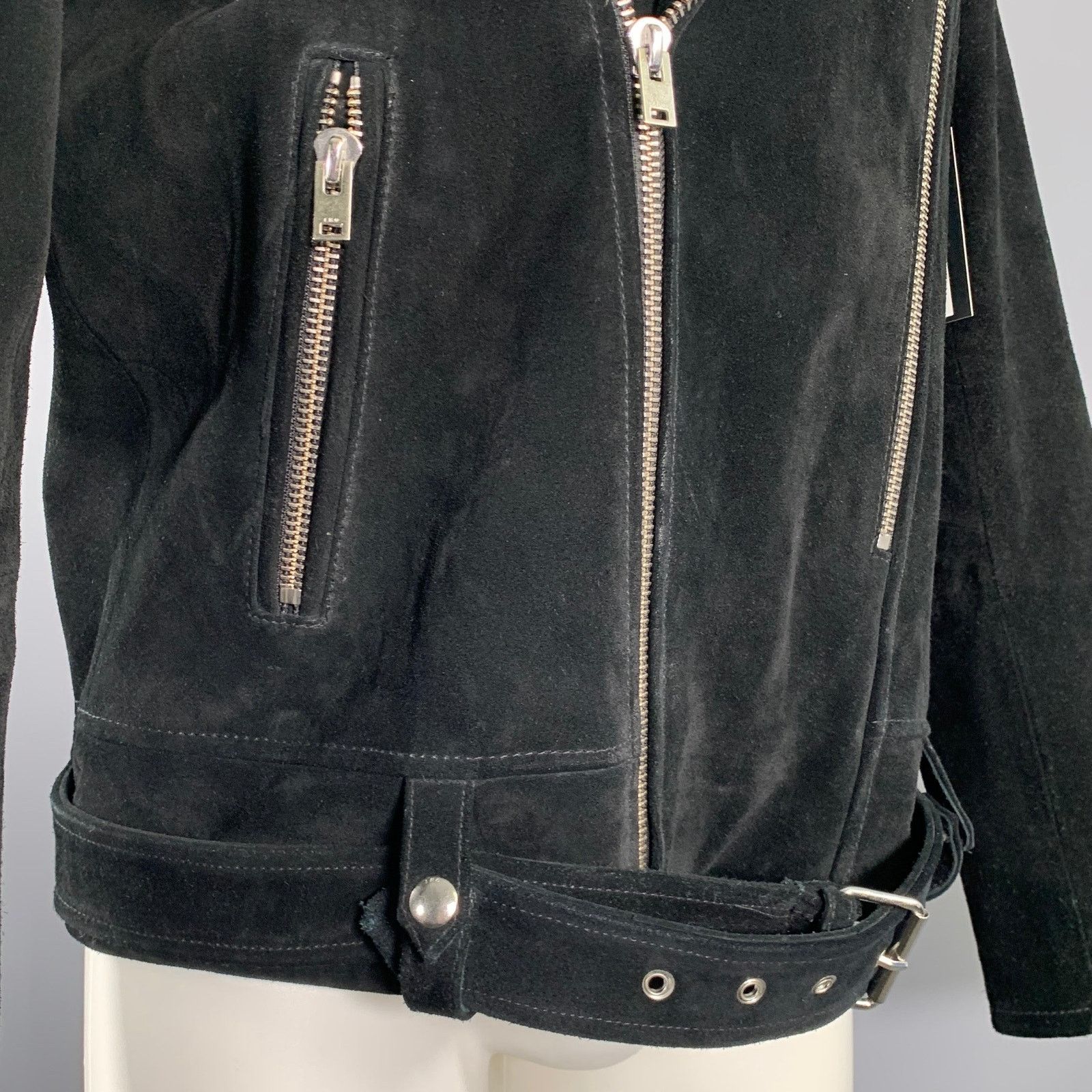 Iro IRO Size M Black Leather Motorcycle Jacket Size US M / EU 48-50 / 2 - 5 Thumbnail