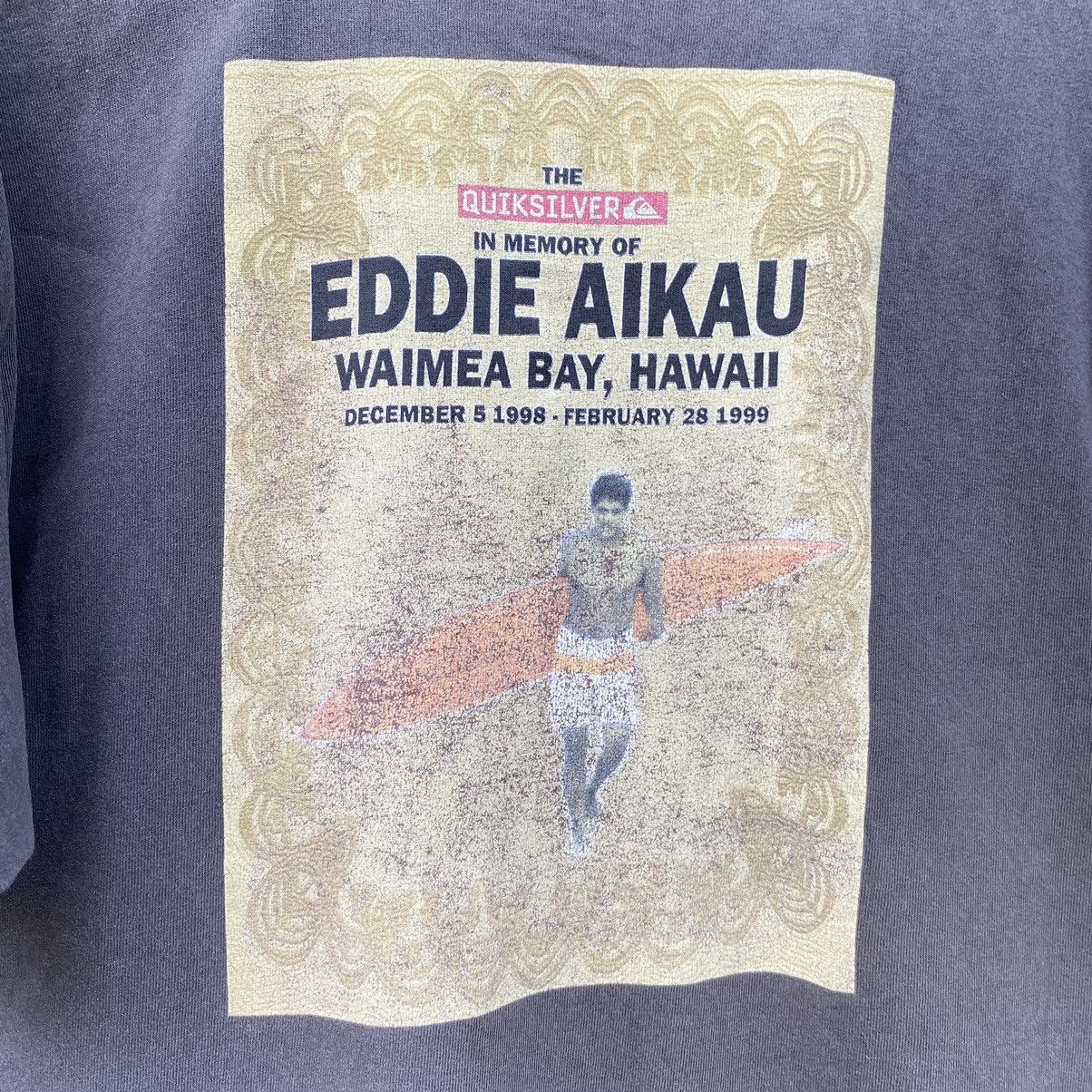Quiksilver 💥SICK💥 THRASHED Vintage 90s Eddie Aikau Quiksilver ERD TEE Size US M / EU 48-50 / 2 - 4 Thumbnail