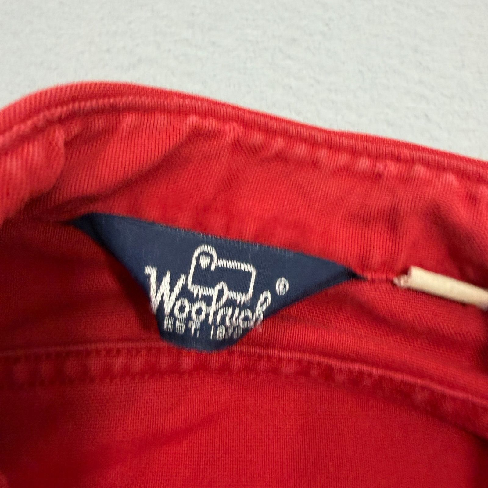 Vintage Vintage Woolrich Chamois Button Up Shirt Men's Large Red Size US L / EU 52-54 / 3 - 8 Thumbnail