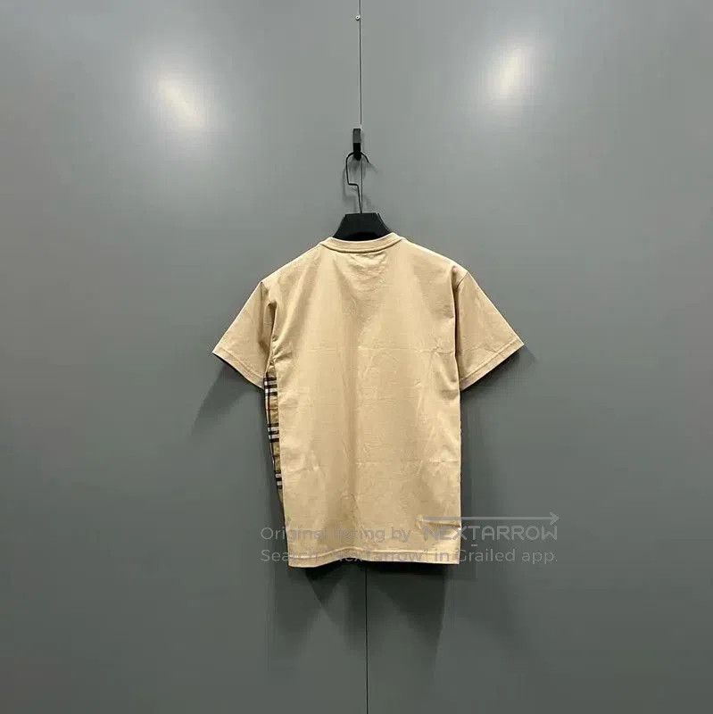 Burberry Burberry Summer Khaki Cotton Short Sleeve T-Shirt. Size XS / US 0-2 / IT 36-38 - 3 Thumbnail