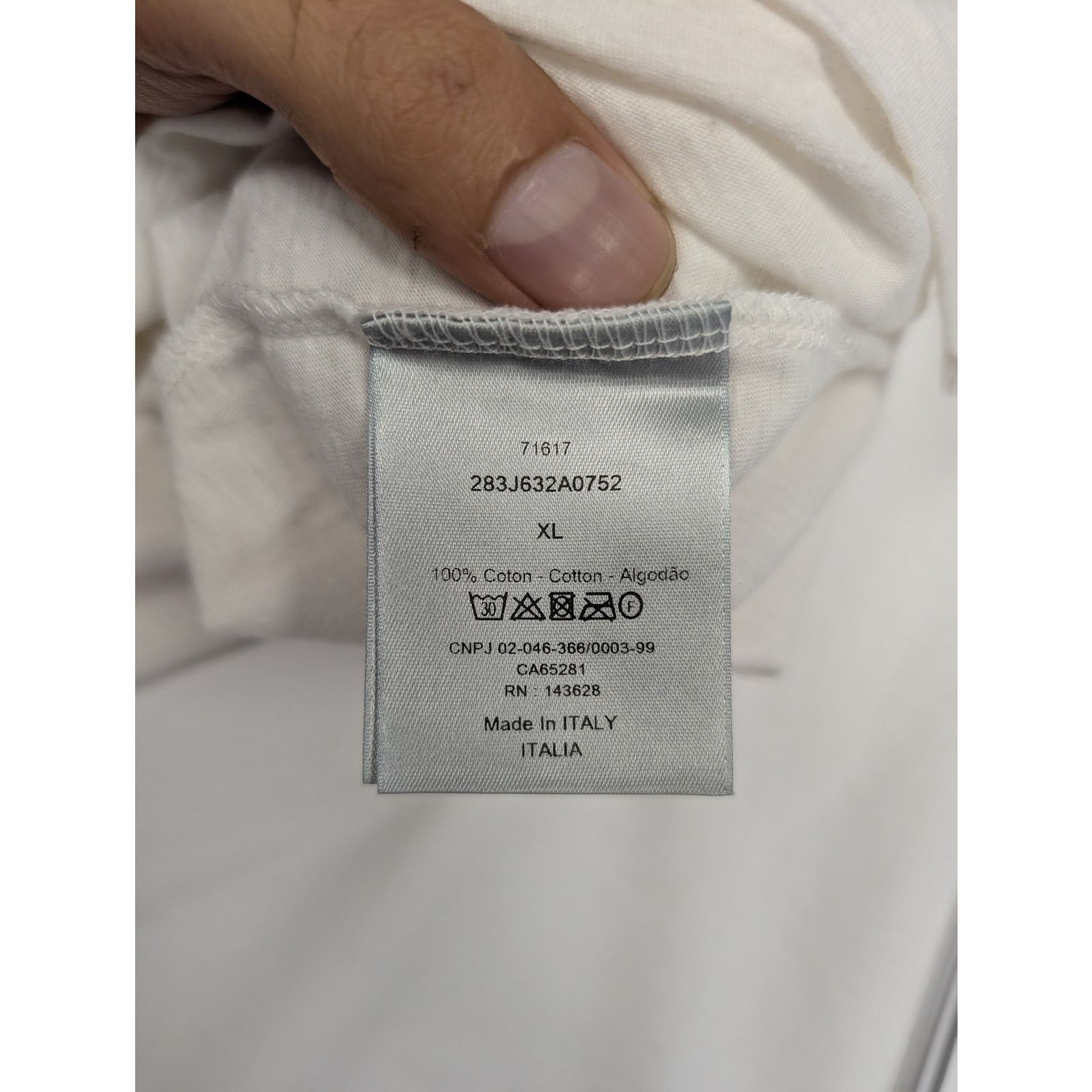 Dior o1rshd1 M.C Short Sleeve T-Shirt in White Size US XL / EU 56 / 4 - 13 Thumbnail