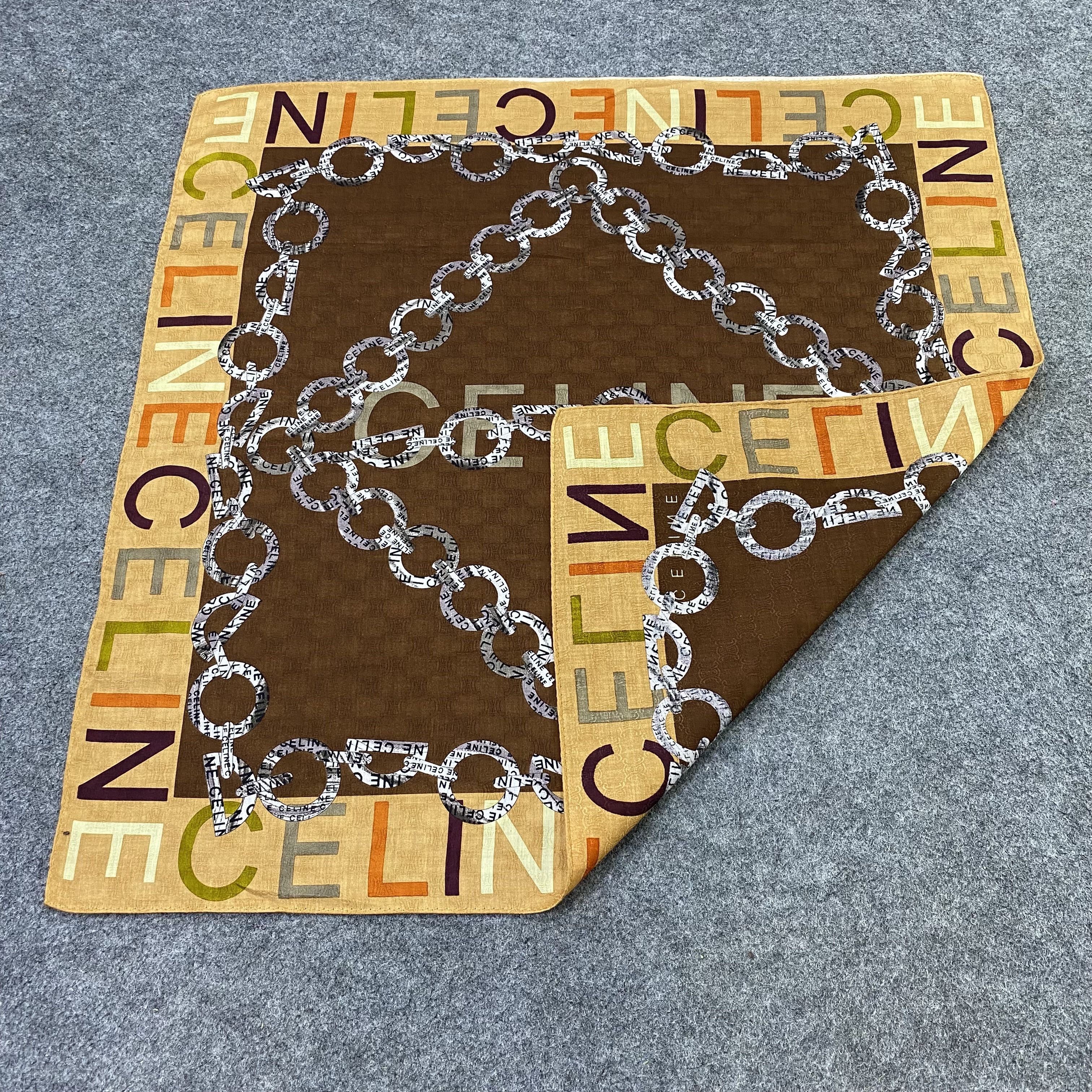 Celine Celine Handkerchief Neckerchief Bandana-B2033 Size ONE SIZE - 5 Thumbnail