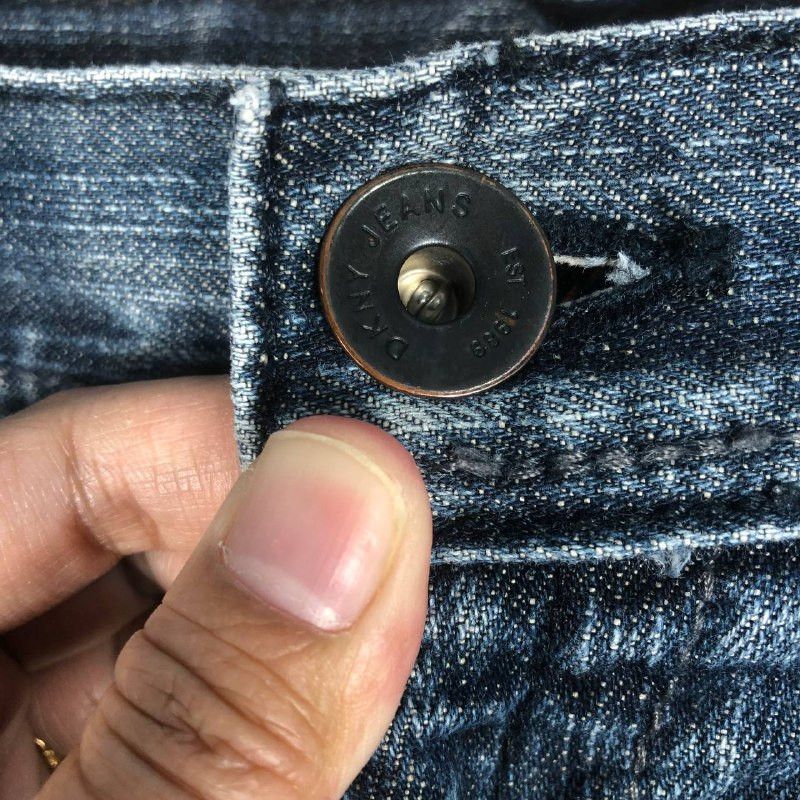 DKNY × Vintage Vintage DKNY Bleecker Jean Size US 38 / EU 54 - 7 Thumbnail