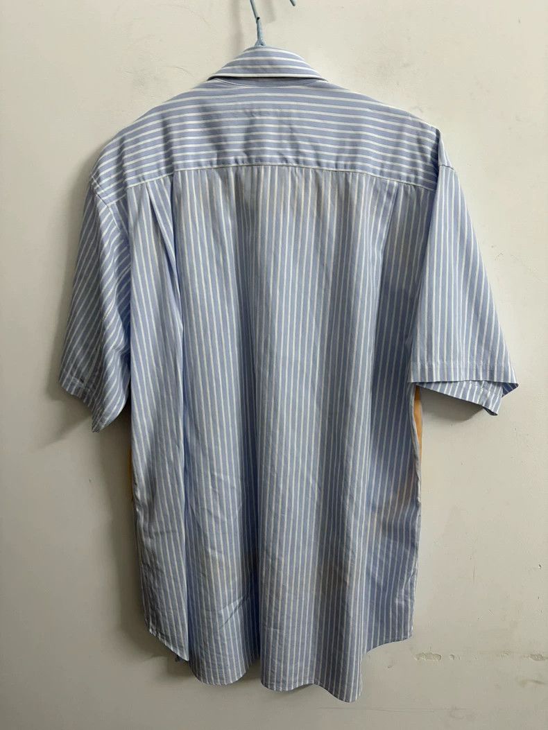 Comme des Garcons Comme Des Garcons Blue and white striped short sleeve shir Size US M / EU 48-50 / 2 - 2 Thumbnail