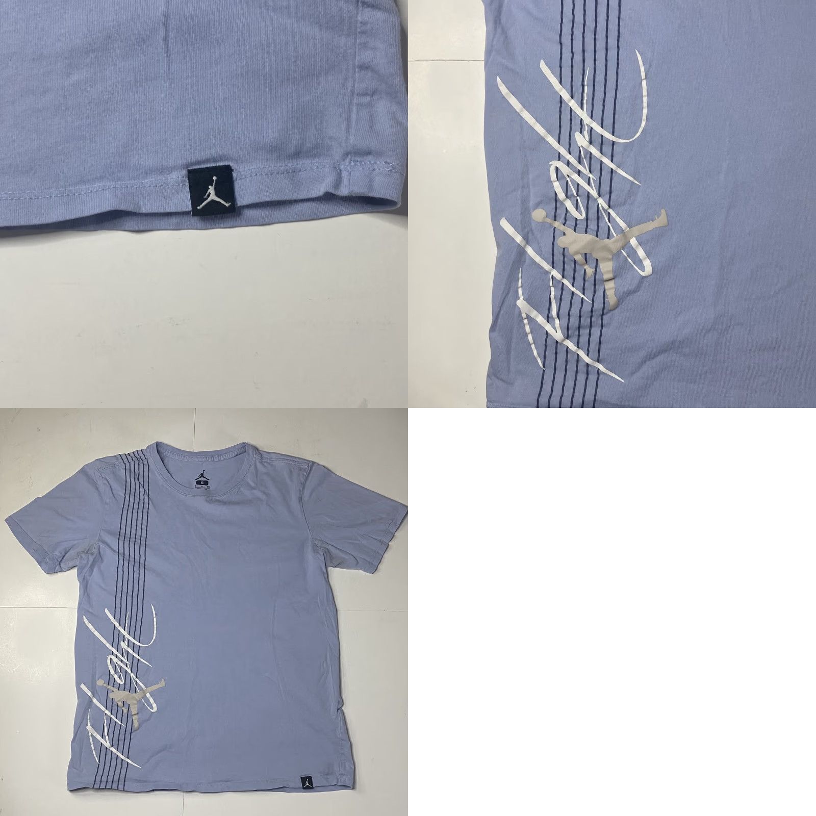 Nike Nike Air Jordan T Shirt Nike Air Purple Small Crew Neck Short Sleeve Cotton Men Regular Size US L / EU 52-54 / 3 - 9 Thumbnail
