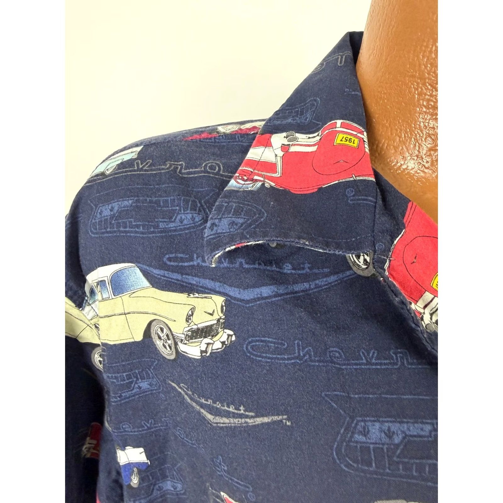 Vintage VINTAGE GM by David Carey Shirt Men L Chevrolet General Motors Classic Cars Hawaiian Size US L / EU 52-54 / 3 - 3 Thumbnail