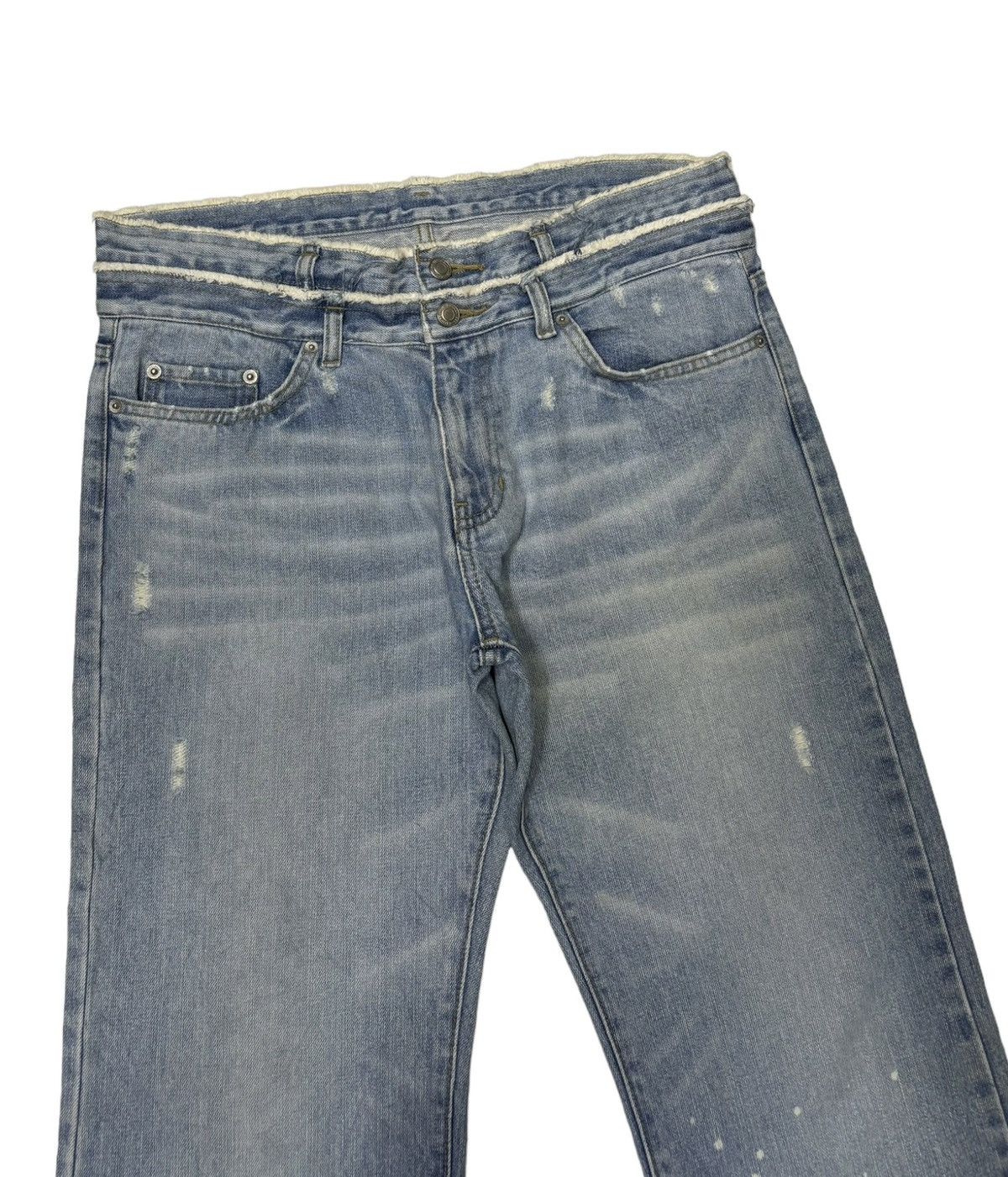 Hysteric Glamour 🔥DOUBLE WAIST JAPANESE BRAND GLAMOR BAGGY DENIM JEANS Size US 34 / EU 50 - 5 Thumbnail