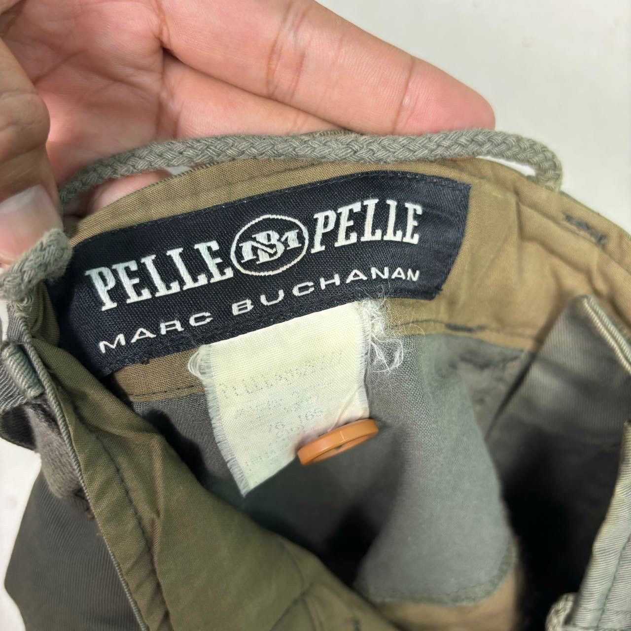 Pelle Pelle Vintage Pelle Pelle Marc Buchanan Cargo Pants Gorpcore Green Size US 30 / EU 46 - 9 Thumbnail