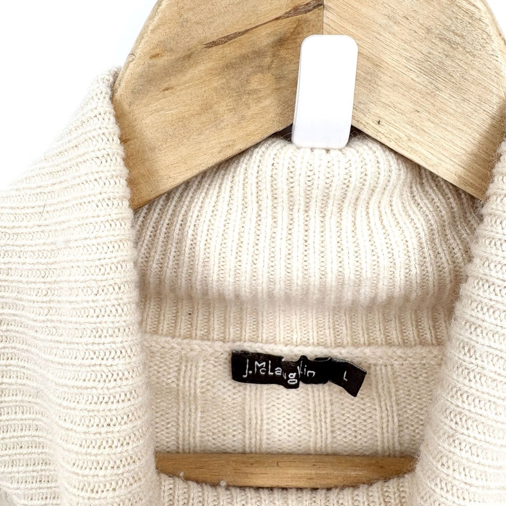 J.McLaughlin J. McLaughlin Sweater Large Cashmere Wool Quiet Luxury Old Money Preppy Academia Size L / US 10 / IT 46 - 5 Thumbnail