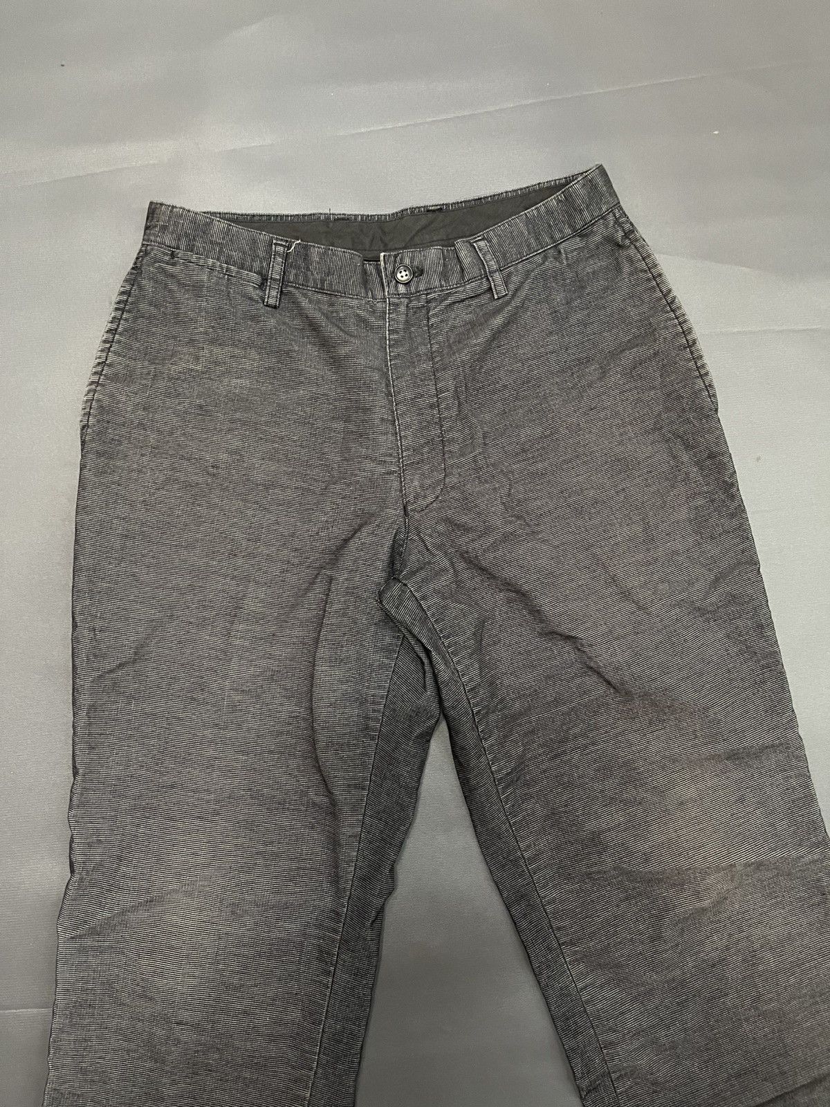 Designer × Japanese Brand × Kansai Yamamoto KANSAI YAMAMOTO DESIGNER DARK GREY CASUAL PANTS Size US 31 - 4 Thumbnail