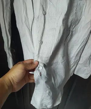 Issey Miyake Vintage 80's Issey Miyake Asymmetrical Button Shirt Archival Size US S / EU 44-46 / 1 - 10 Thumbnail