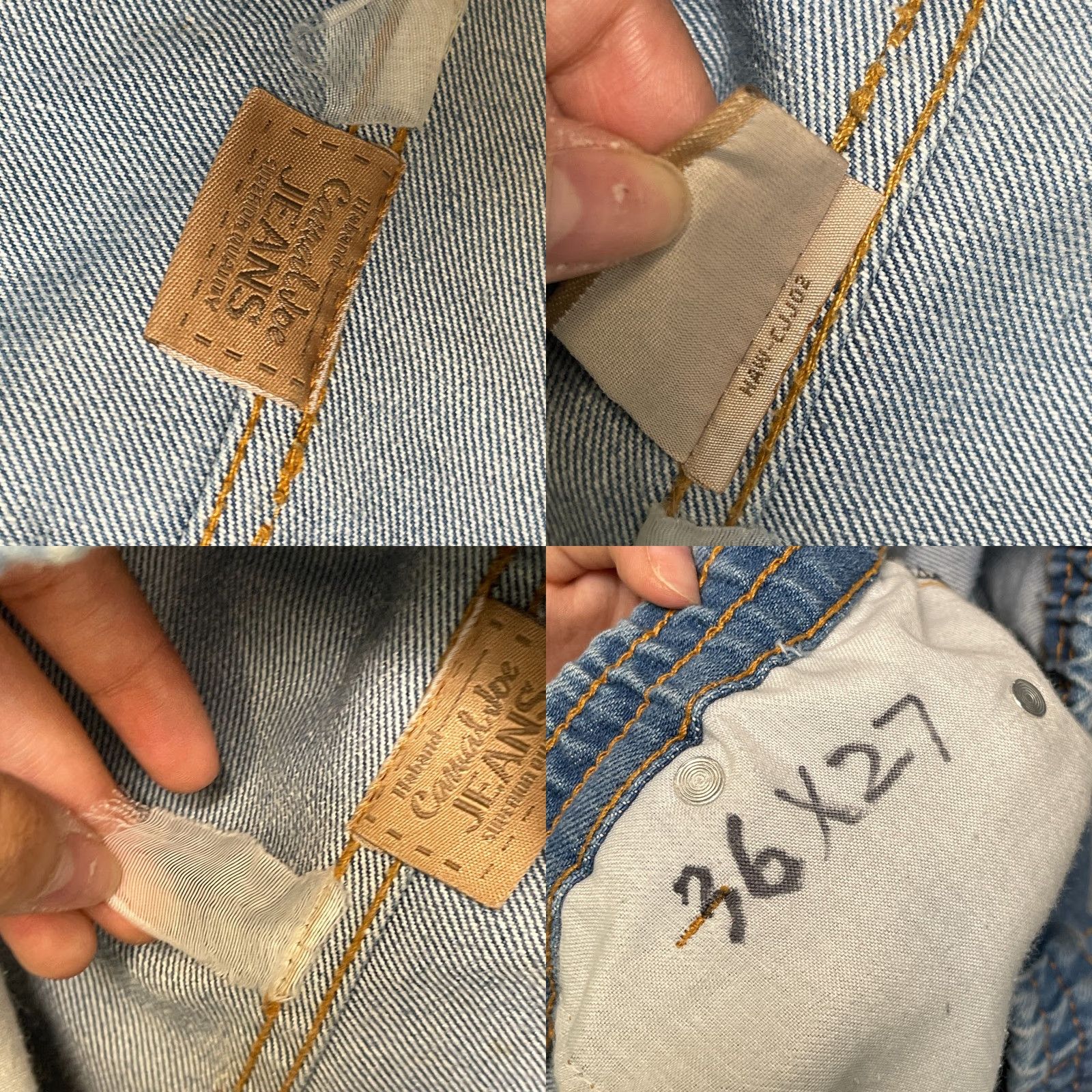 Haband Haband Casual Joe Jeans Mens 36x27 Blue Denim Medium Wash Casual Straight Leg Jeans Size US 36 / EU 52 - 9 Thumbnail